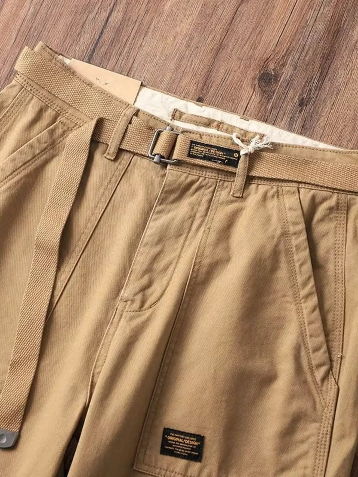 Men's Plus Size Loose Fit Pants with Pockets by Partner Label