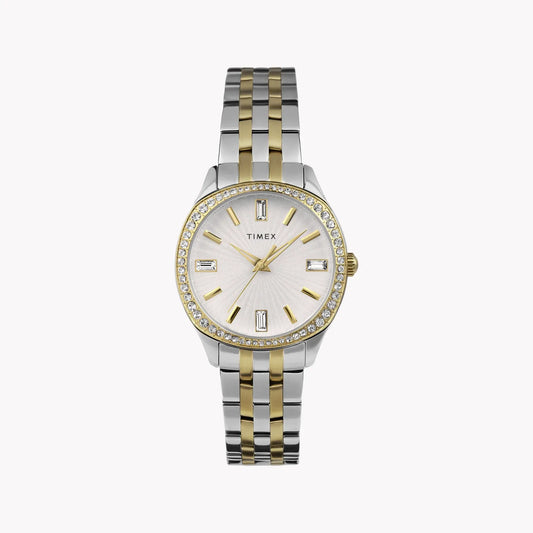 Timex Women's Two-Tone Watch, Silver & Gold | Tw2w17700 by TIMEX