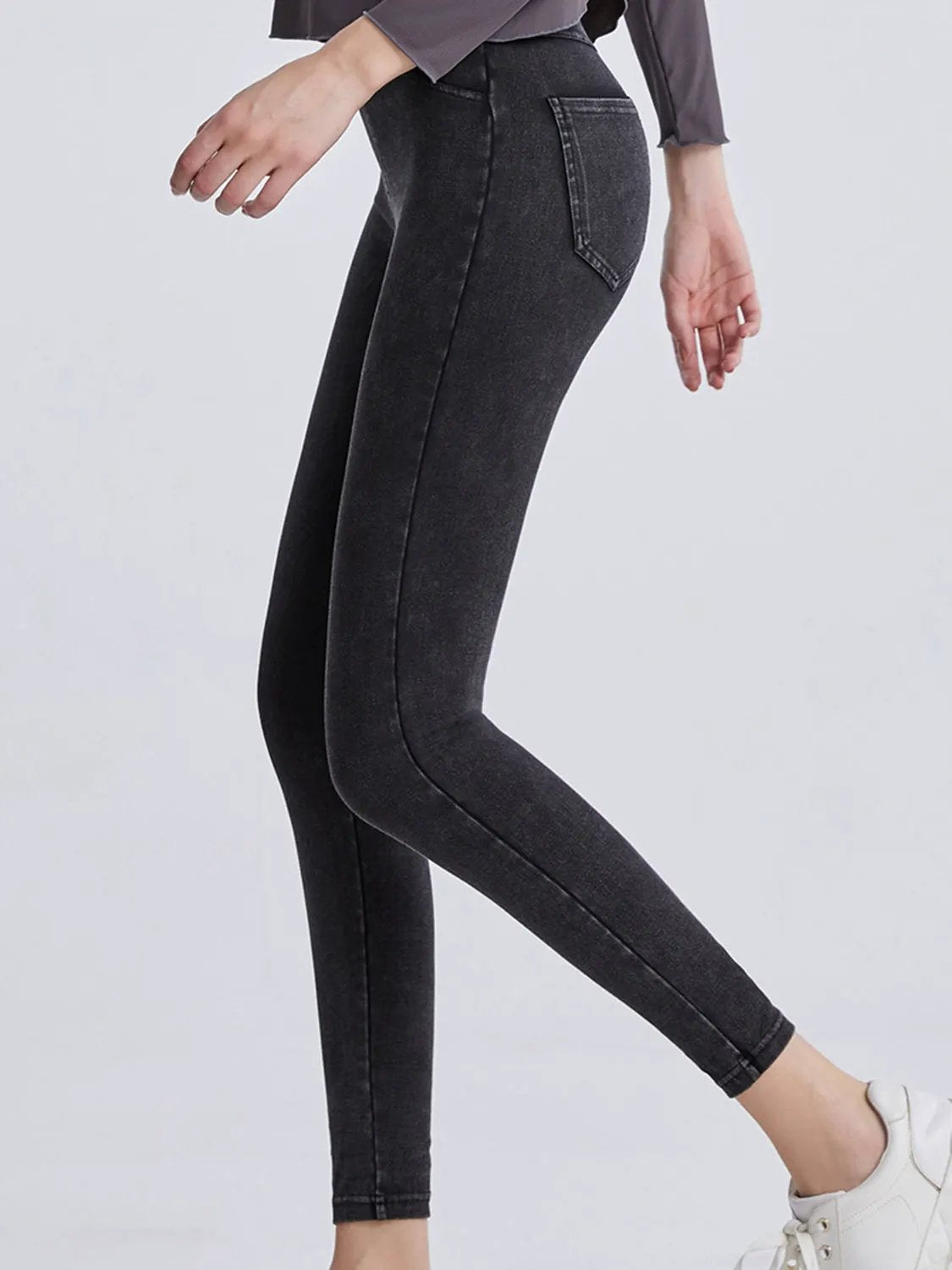 Wide Waistband Sports Leggings by Partner Label