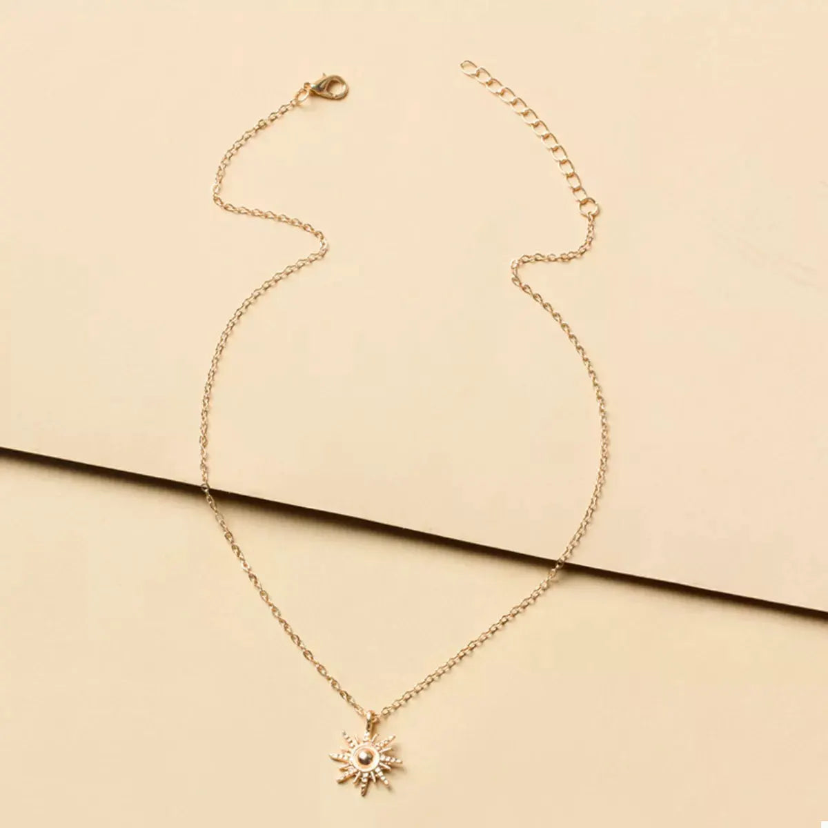 Sunburst Pendant Necklace by Partner Labels