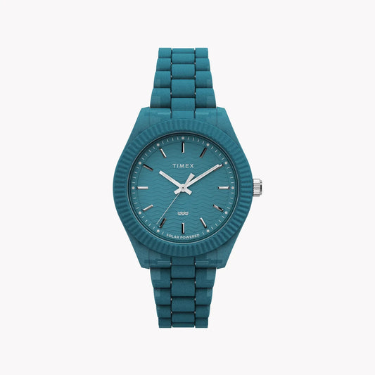 Timex Women's Ocean Blue Watch, Plastic Tide Material | T2p1958j by TIMEX