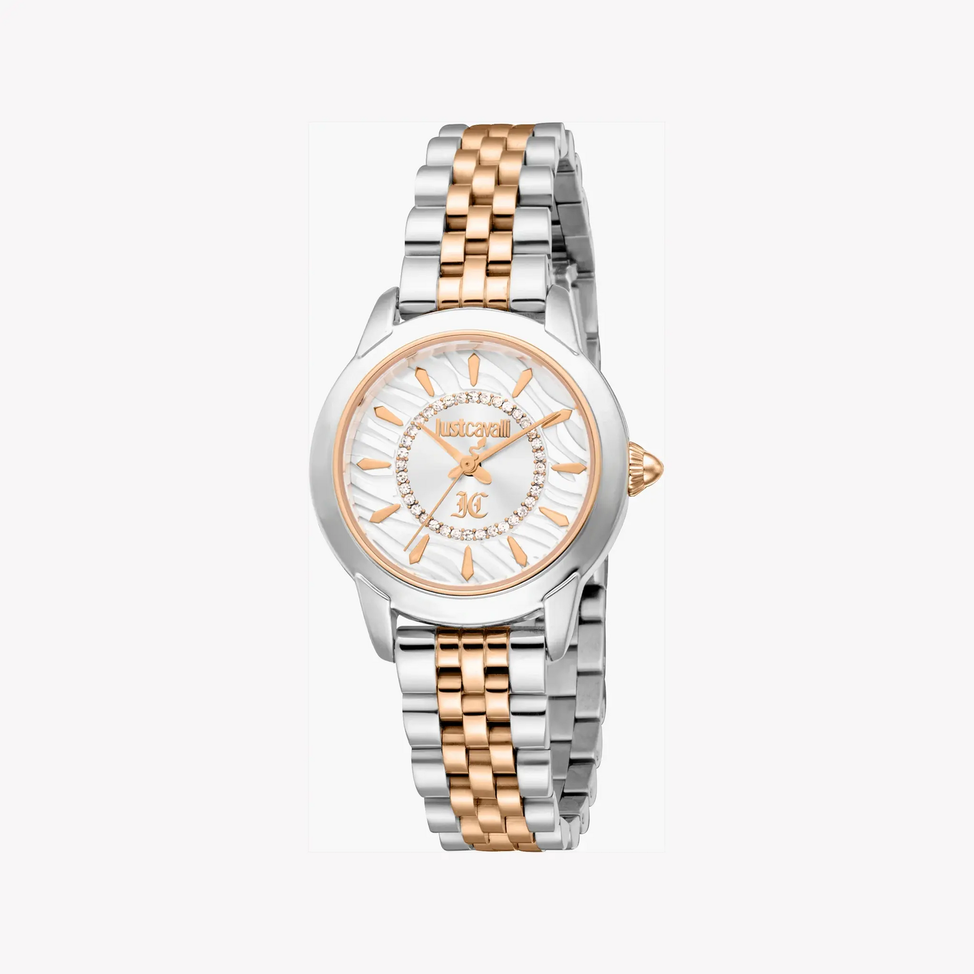 Just Cavalli Women's Two-Tone Watch, Silver Dial | Jc1l333m0065 by JUST CAVALLI