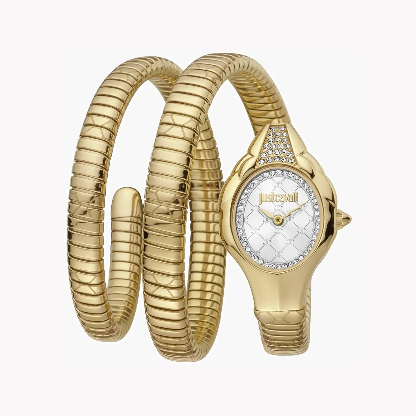 Just Cavalli Women's Gold Stainless Steel Watch, Silver Dial | Jc1l189m0035 by JUST CAVALLI