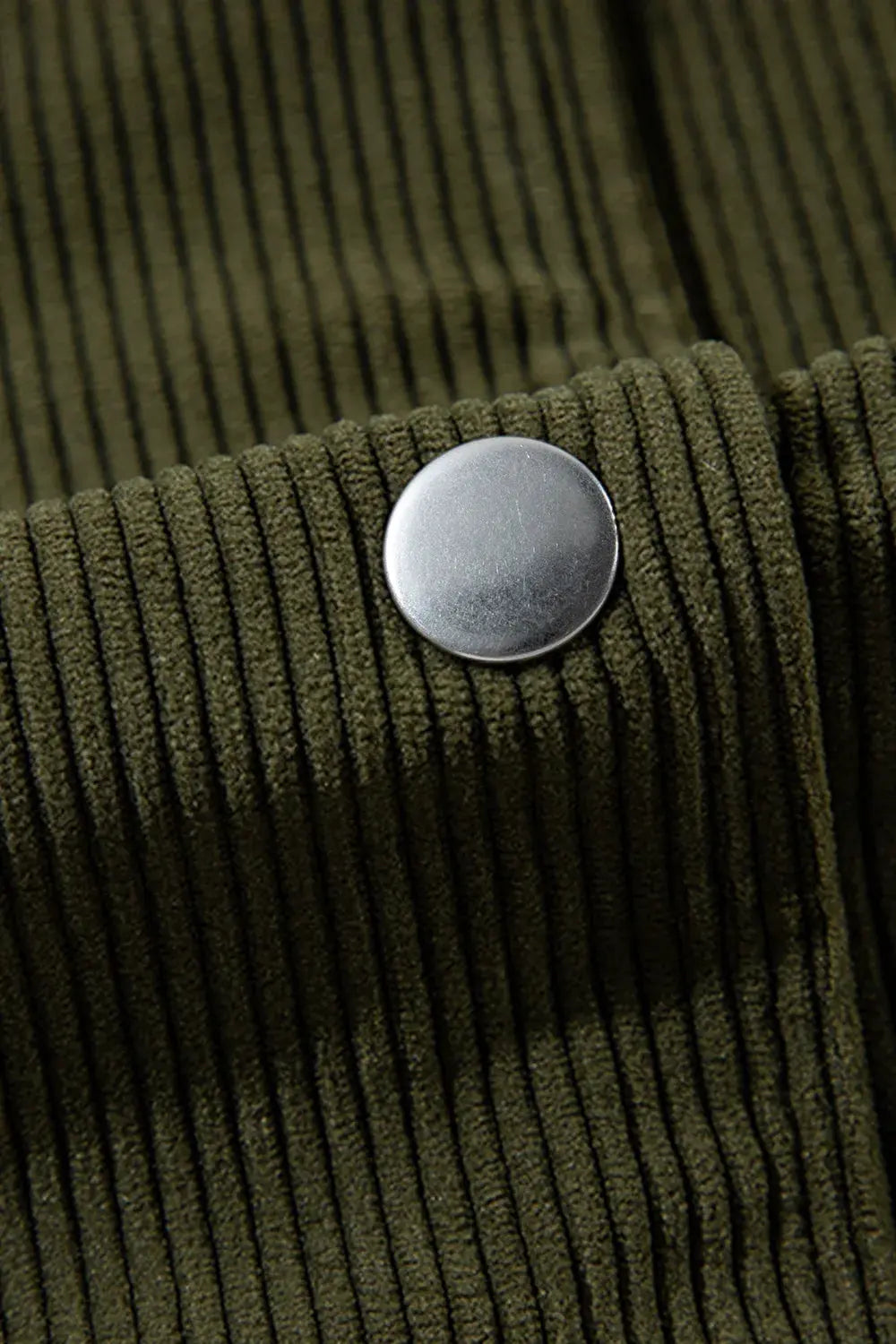 Contrast Baseball Collar Snap Down Long Sleeve Jacket by Partner Label