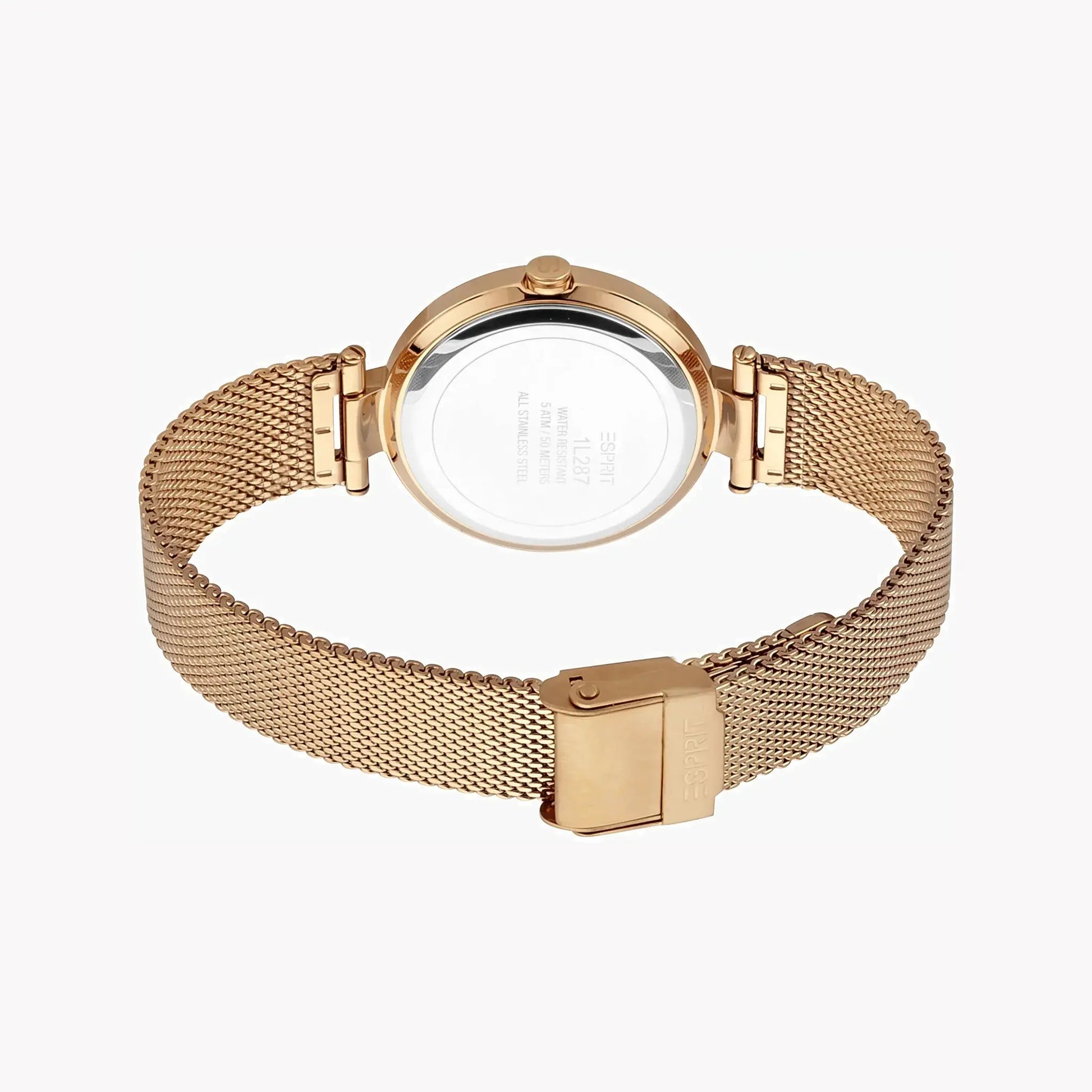 Esprit Women's Rose Gold Watch, Stainless Steel Band | Es1l162m0025 by ESPRIT