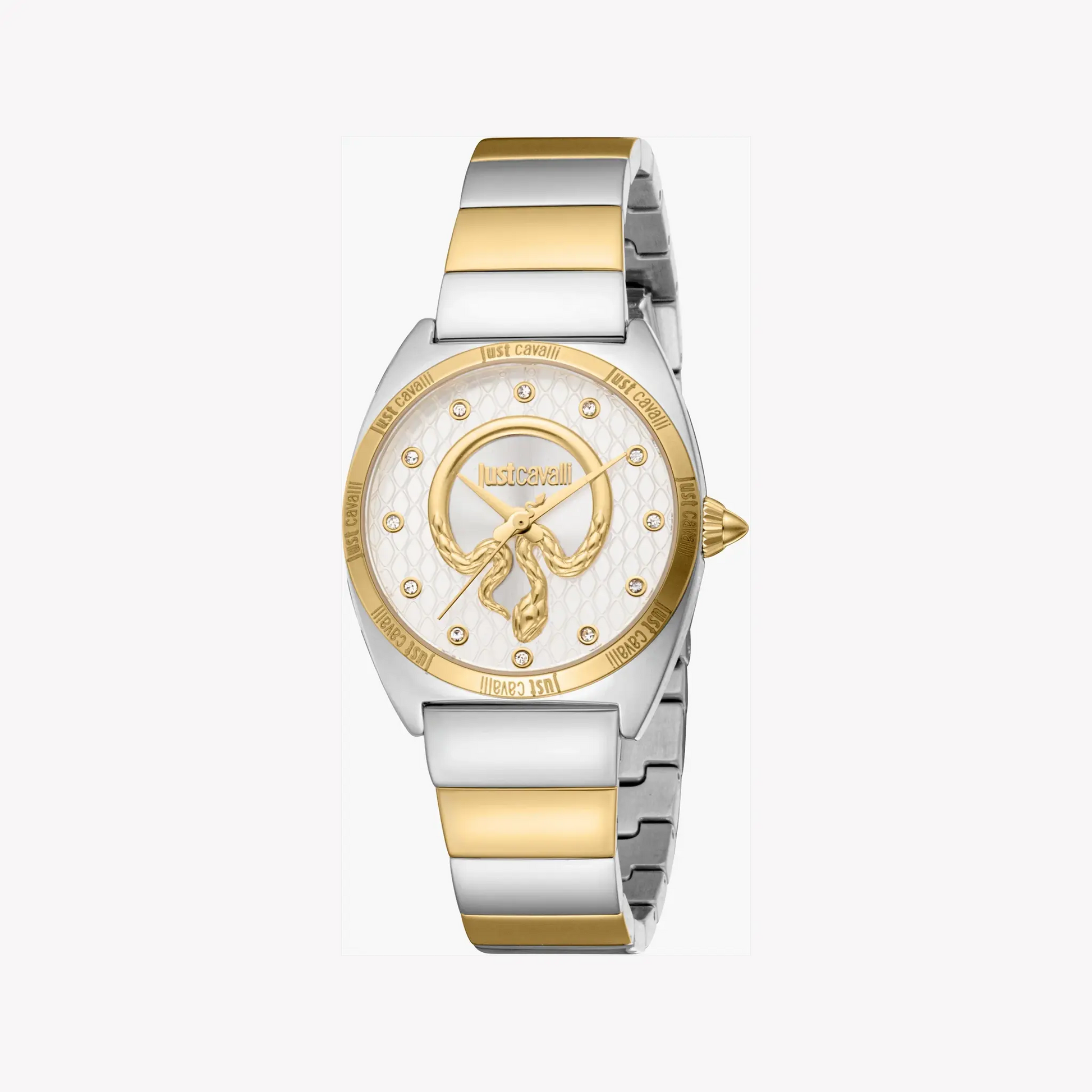 Just Cavalli Women's Two-Tone Watch, Silver Dial | Jc1l329m0075 by JUST CAVALLI