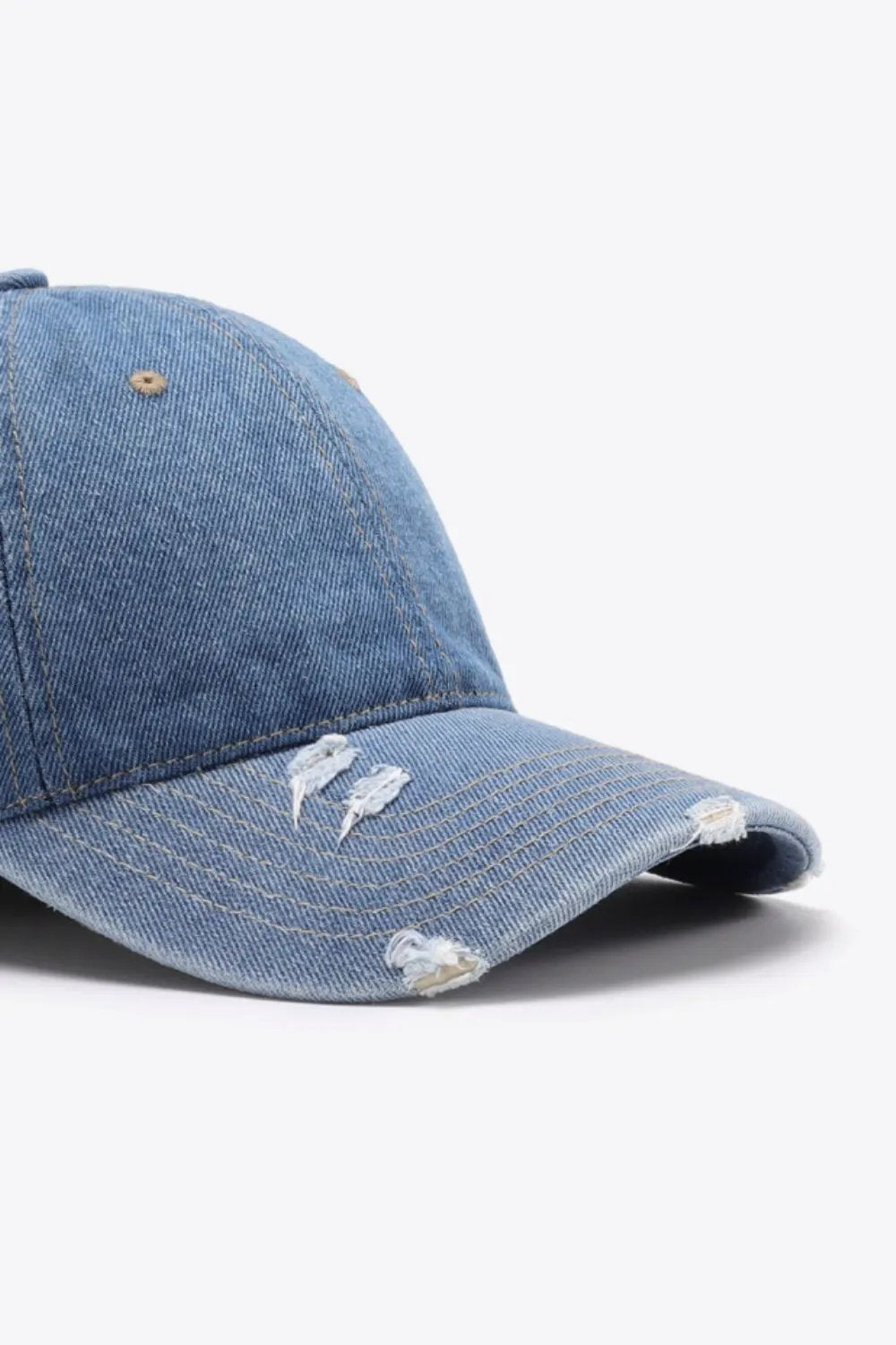 Distressed Adjustable Baseball Cap by Partner Label