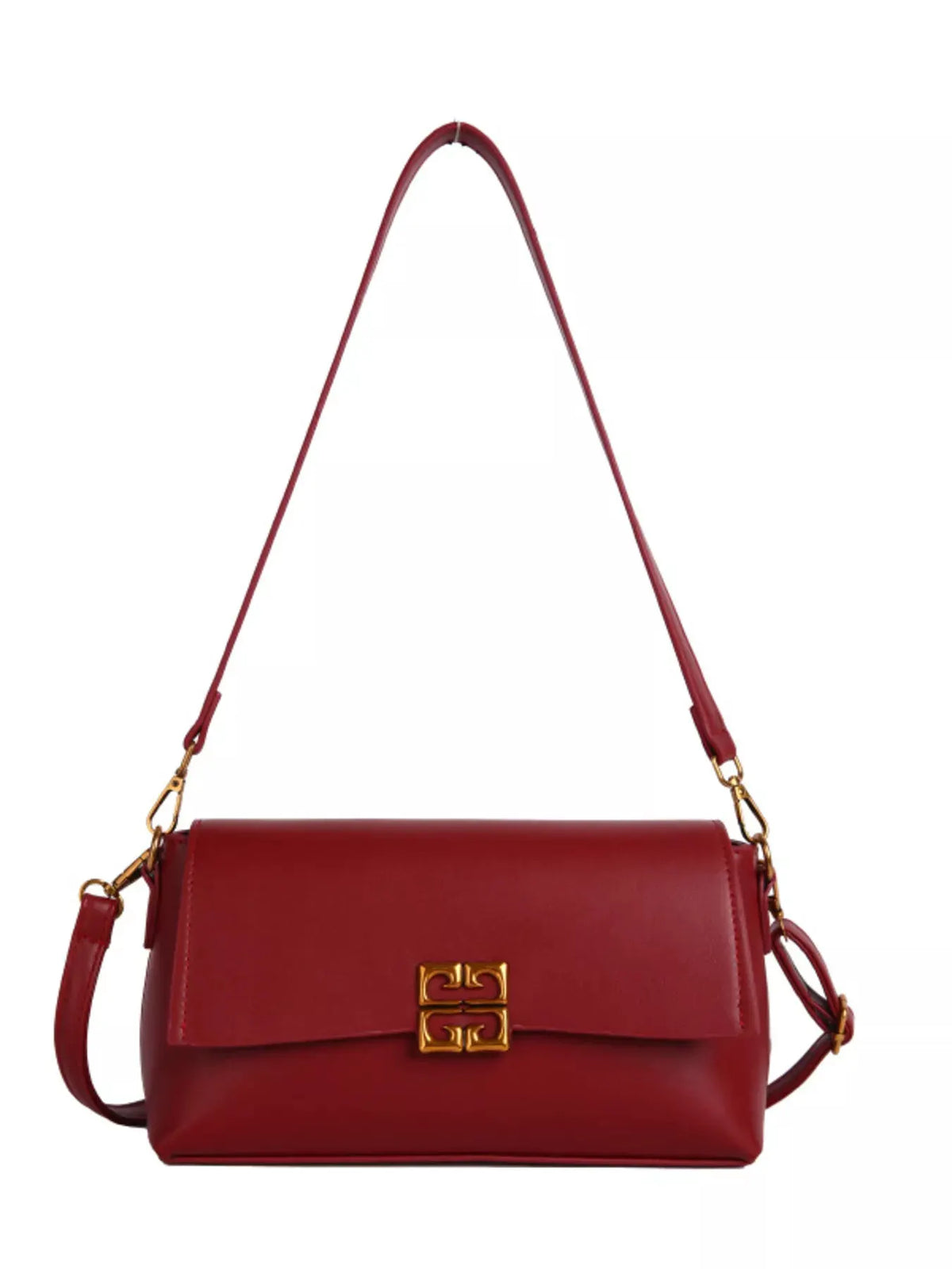 Leather Flap Crossbody Bag by Partner Label