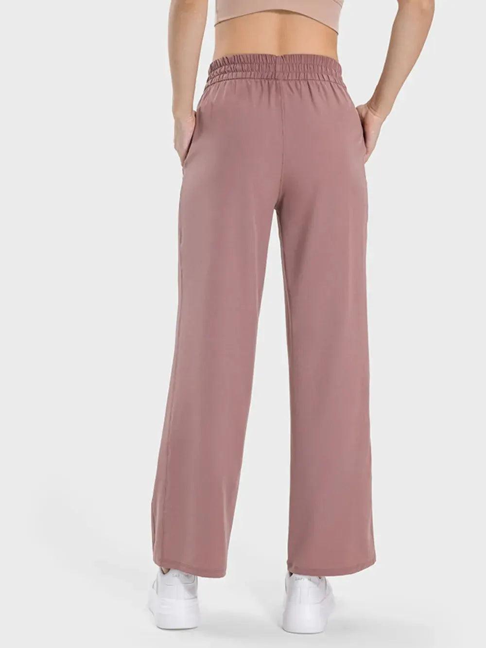 Millennia Drawstring Pocketed Active Pants by Millennia