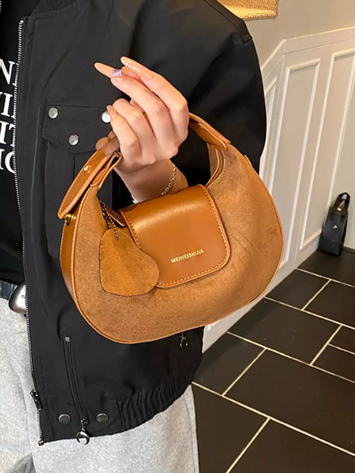 Top Handle Crossbody Bag by Partner Label