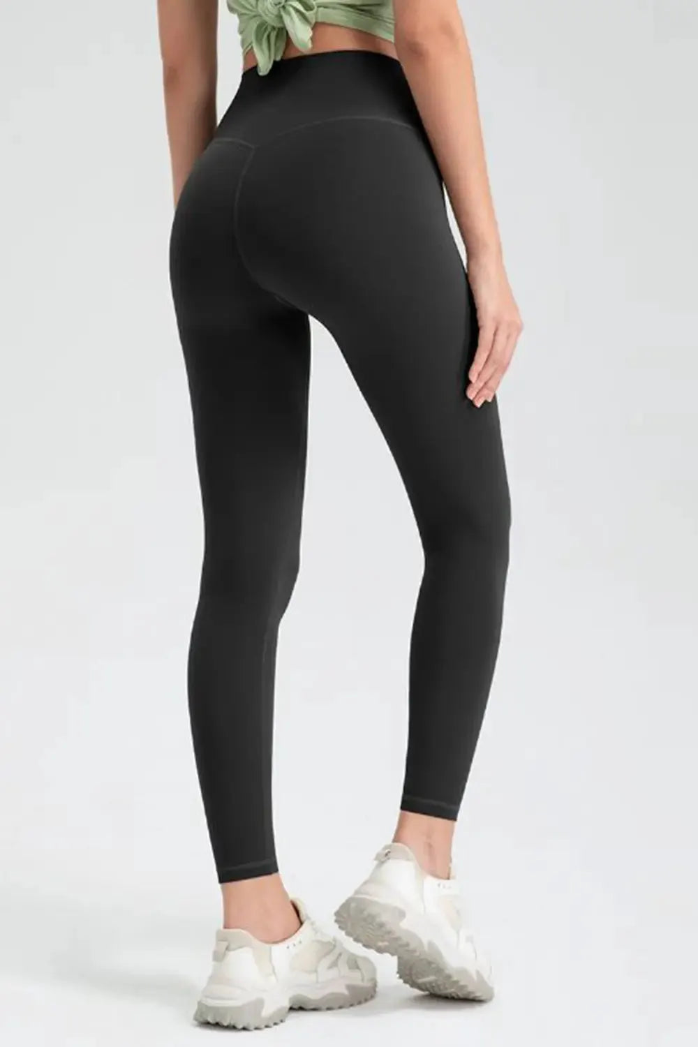 Wide Waistband High Waist Sport Leggings by Partner Label