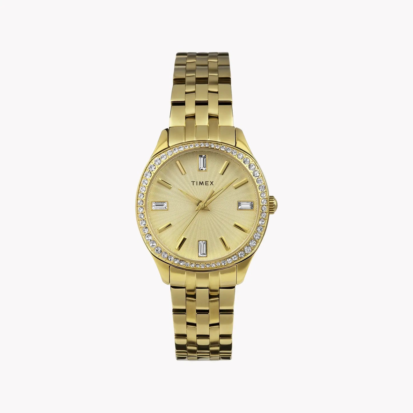 Timex Women's Gold-Tone Watch, Gold Dial | Tw2w17600 by TIMEX