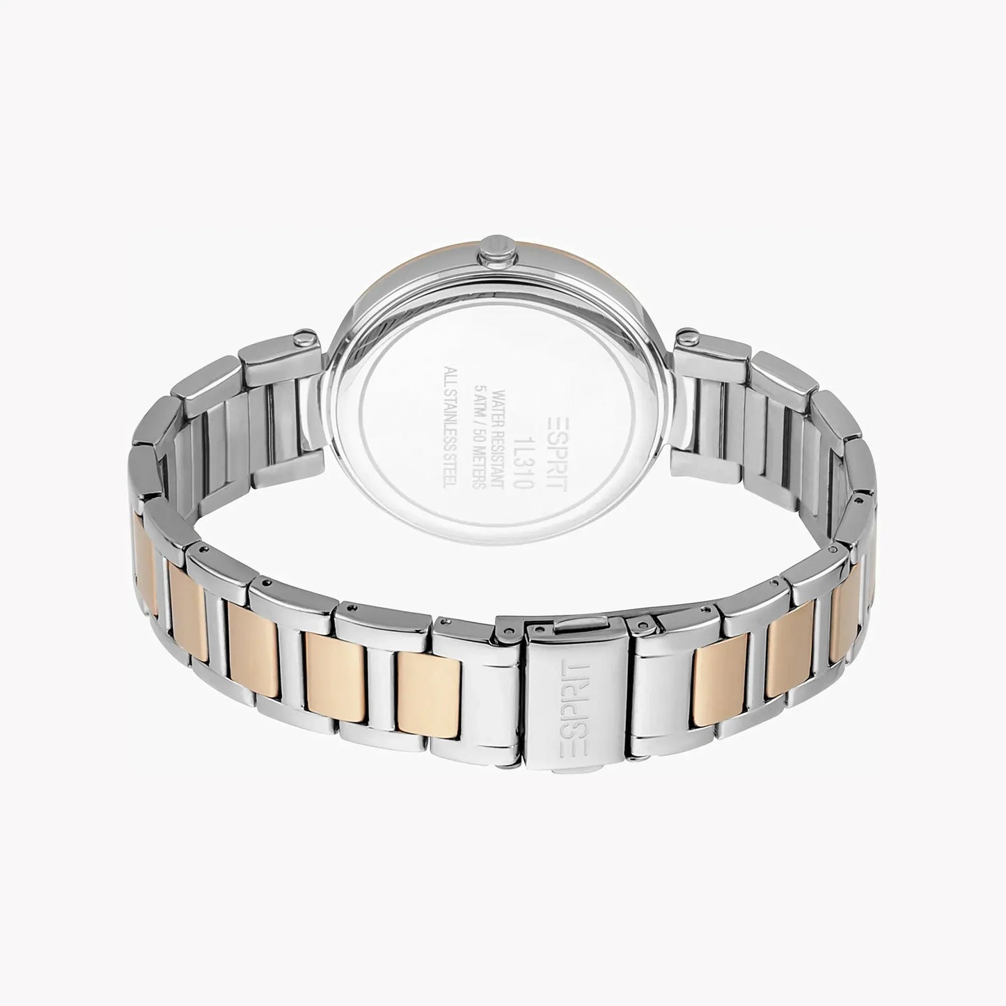 Esprit Women's Silver & Rose Gold Watch, Silver Dial | Es1l147m0065 by ESPRIT