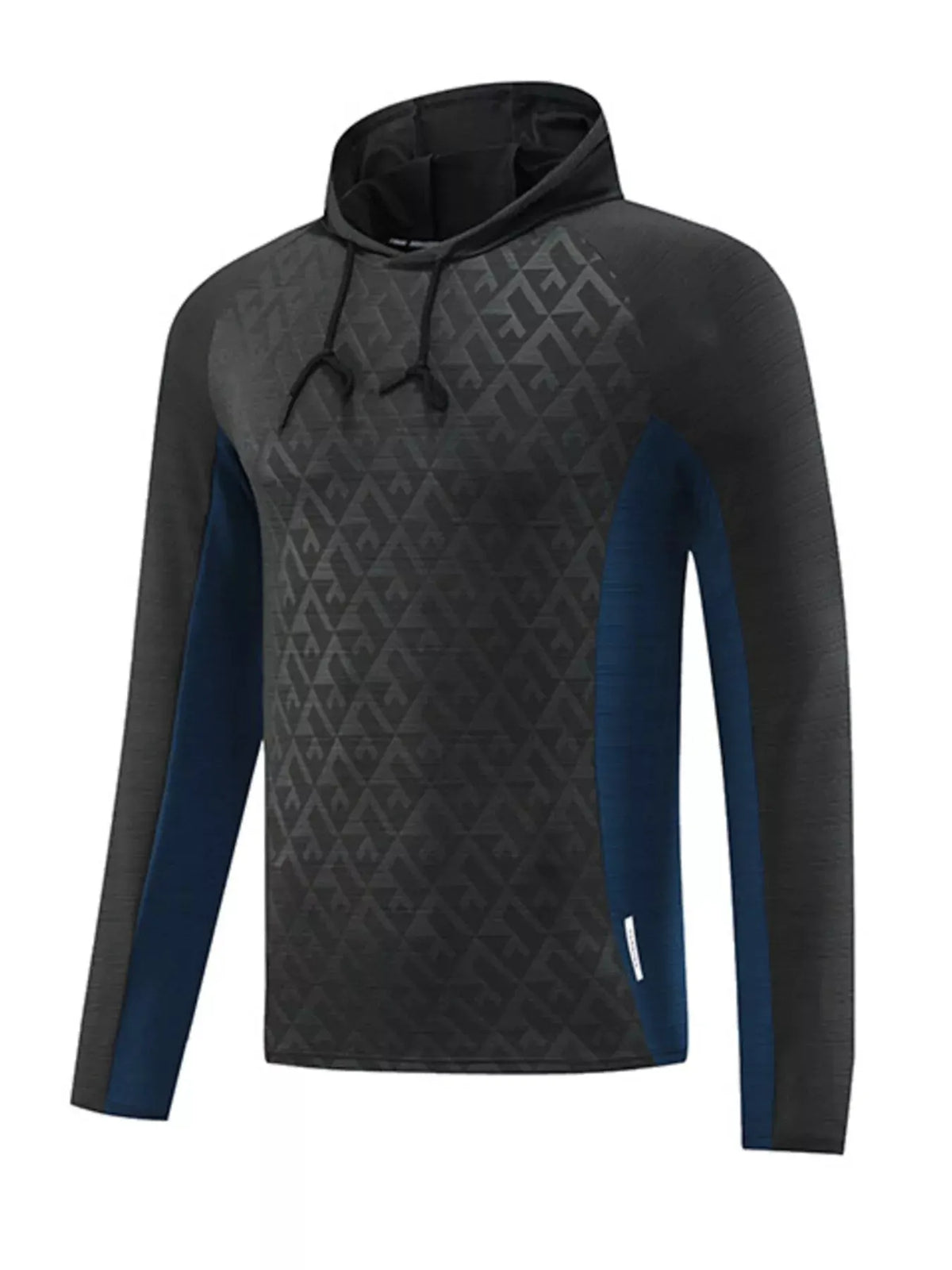 Men's Plus Size Raglan Sleeve Athletic Fit Hoodie by Trendsi