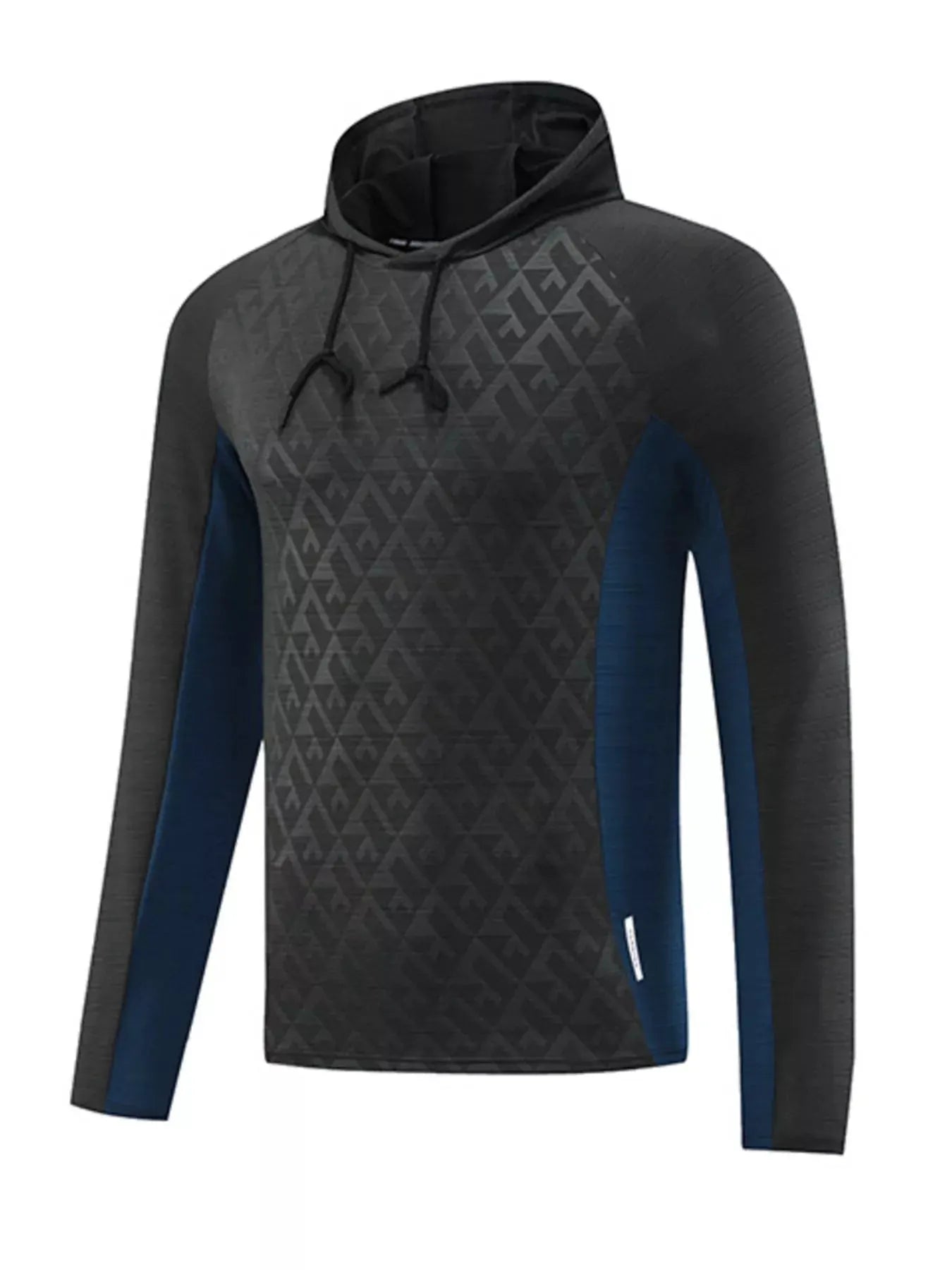 Men's Plus Size Raglan Sleeve Athletic Fit Hoodie by Trendsi