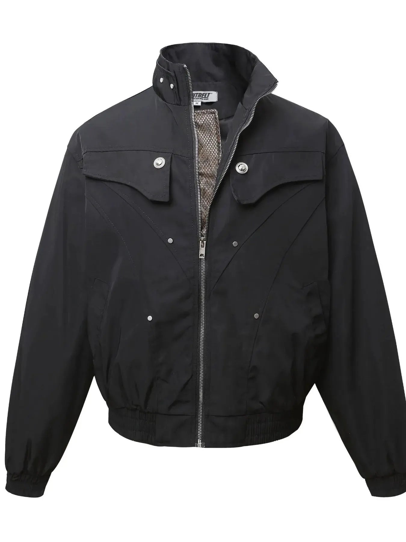 Men's Zip Up Long Sleeve Jacket by Partner Label