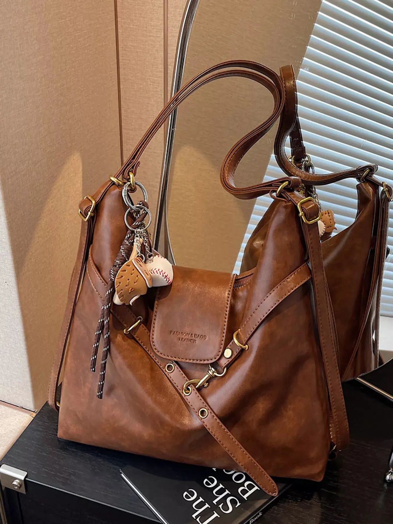 Adjustable Strap Convertible Bag by Partner Label