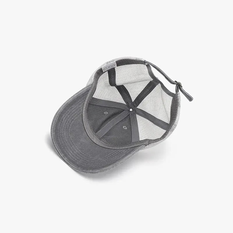 Breathable Mesh Adjustable Baseball Cap by Partner Label
