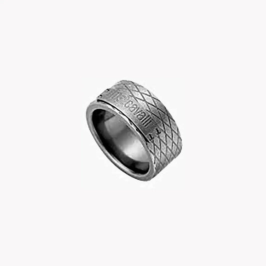 Just Cavalli Men's Silver Stainless Steel Ring | Jcrg50040210 by JUST CAVALLI