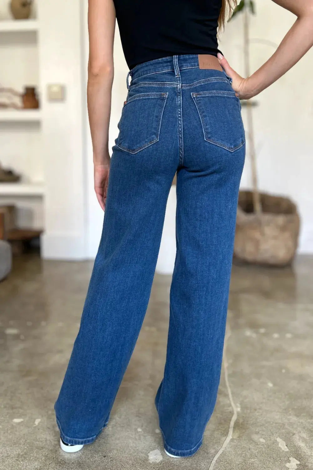 Judy Blue Full Size High Rise Straight Jeans by Judy Blue