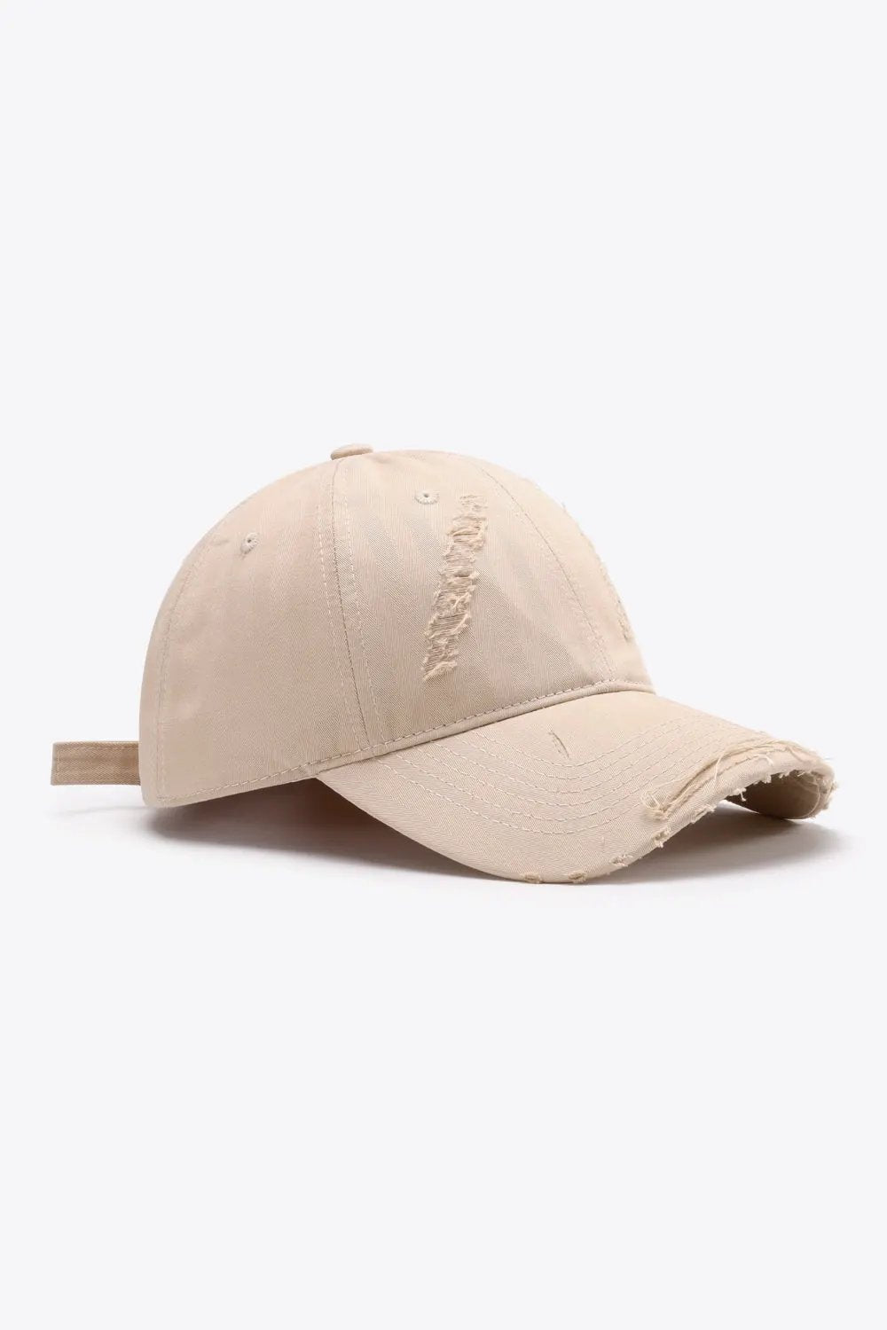 Distressed Adjustable Baseball Cap by Partner Label