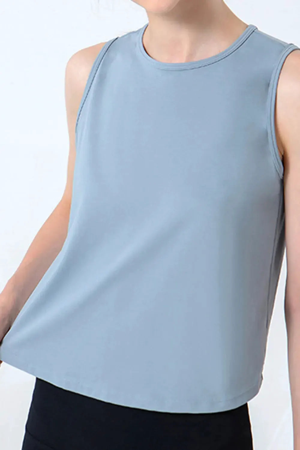 Round Neck Active Tank by Partner Label