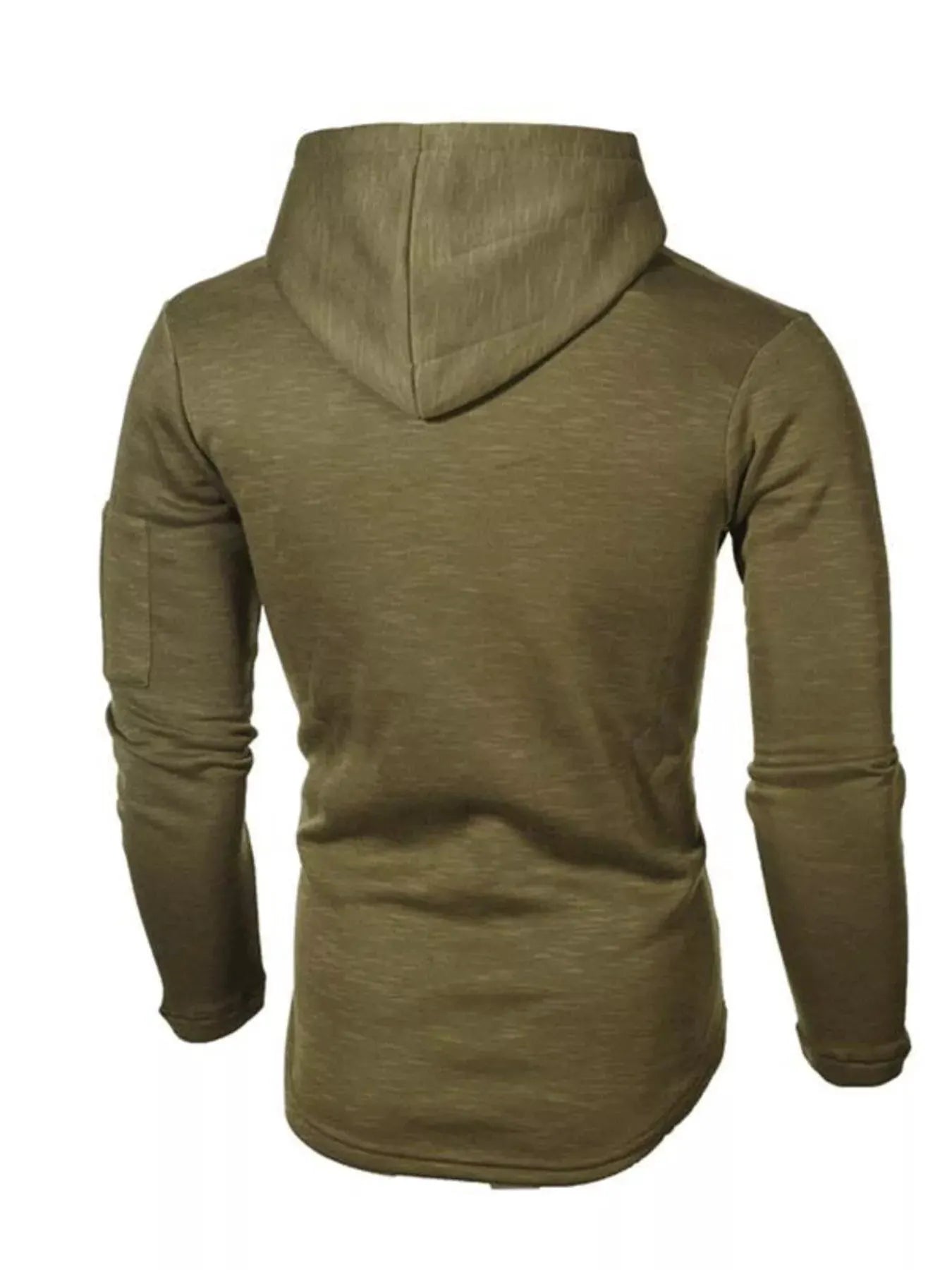 Men's Plus Size Casual Slim Fit Long Sleeve Hoodie by Partner Label