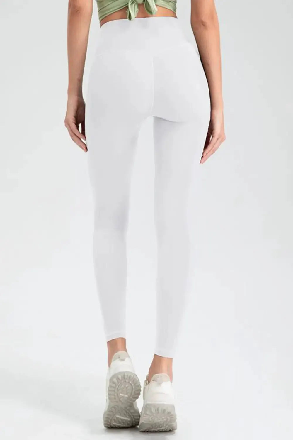 Wide Waistband High Waist Sport Leggings by Partner Label