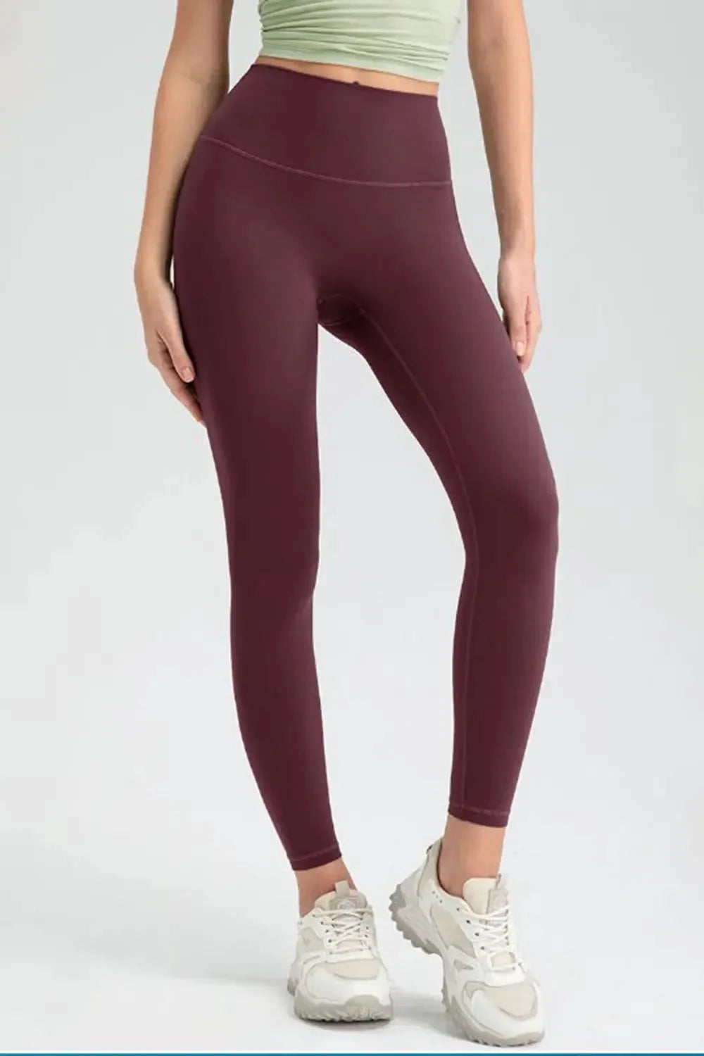 Wide Waistband High Waist Sport Leggings by Partner Label