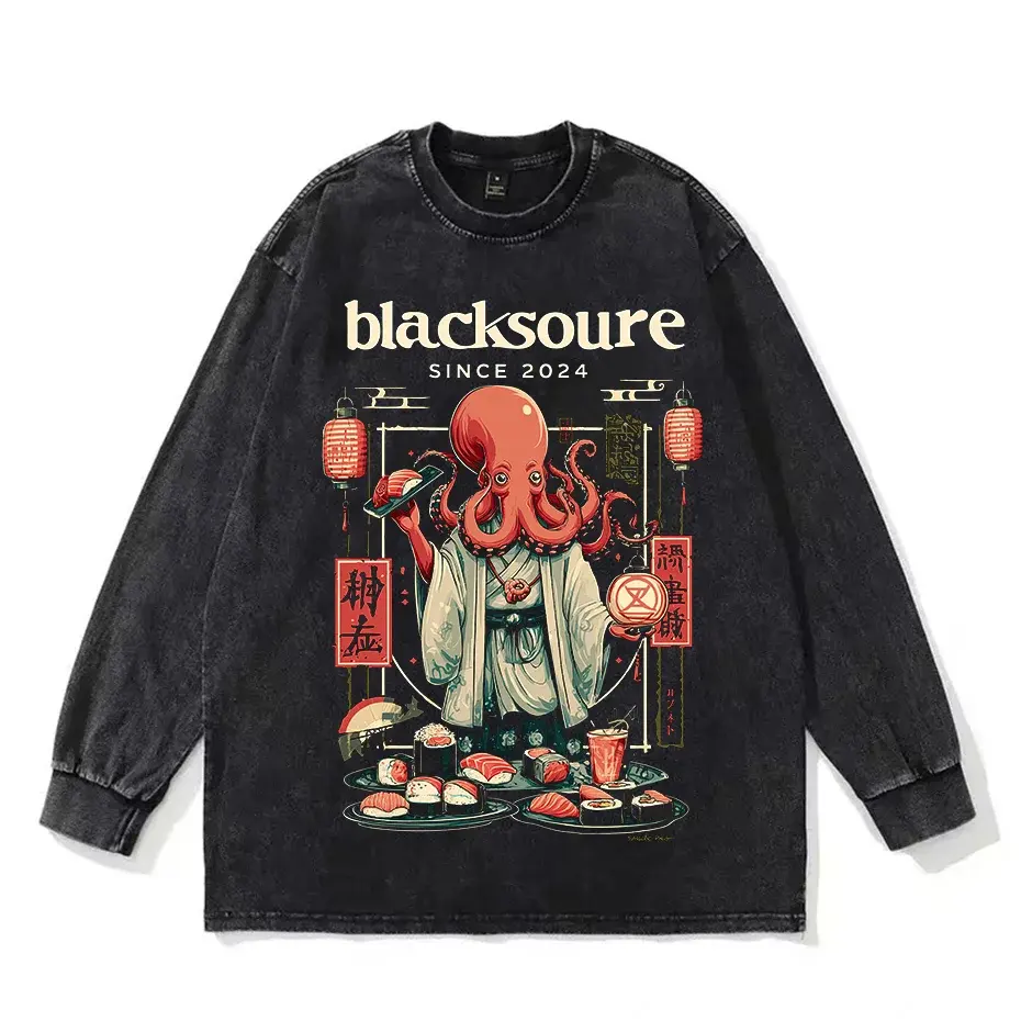 Octopus Ocean Graphic T-Shirt Cute Creative Unisex Tee by Vimost Shop