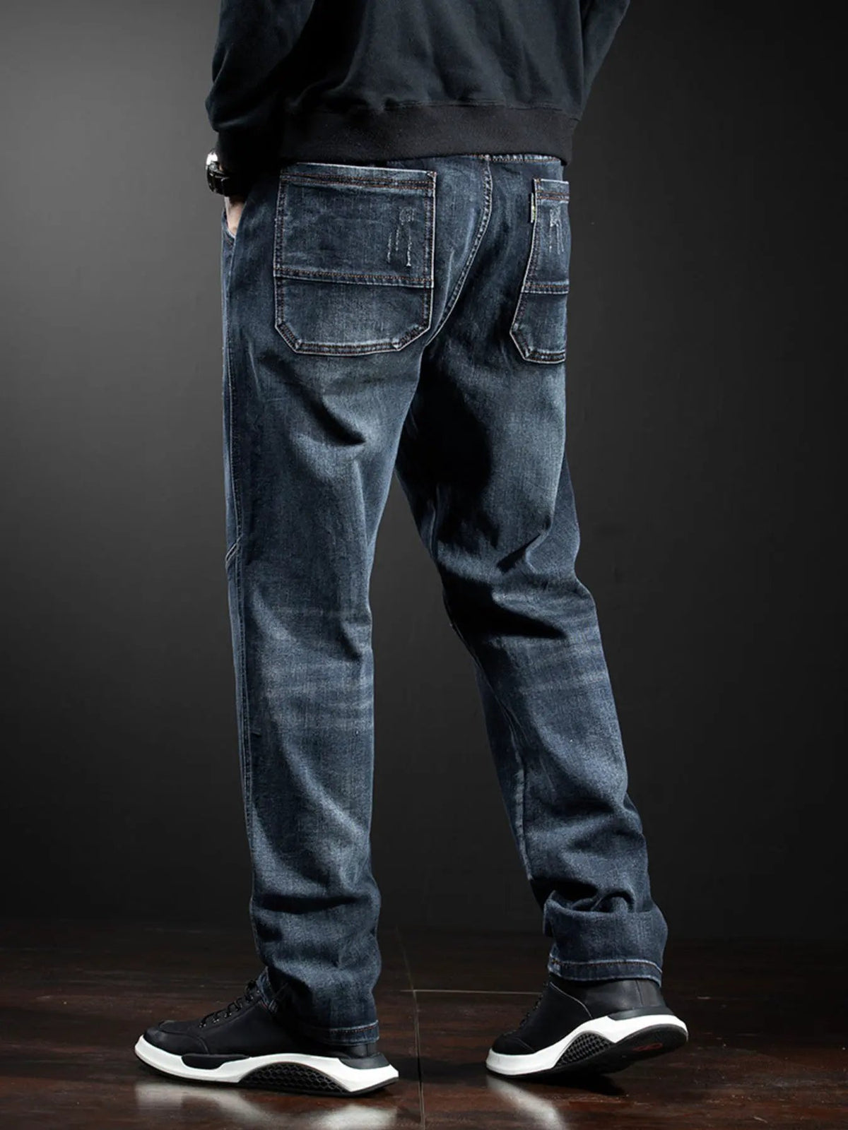 Men's Full Size Loose Fit Jeans Plus Size by Partner Label