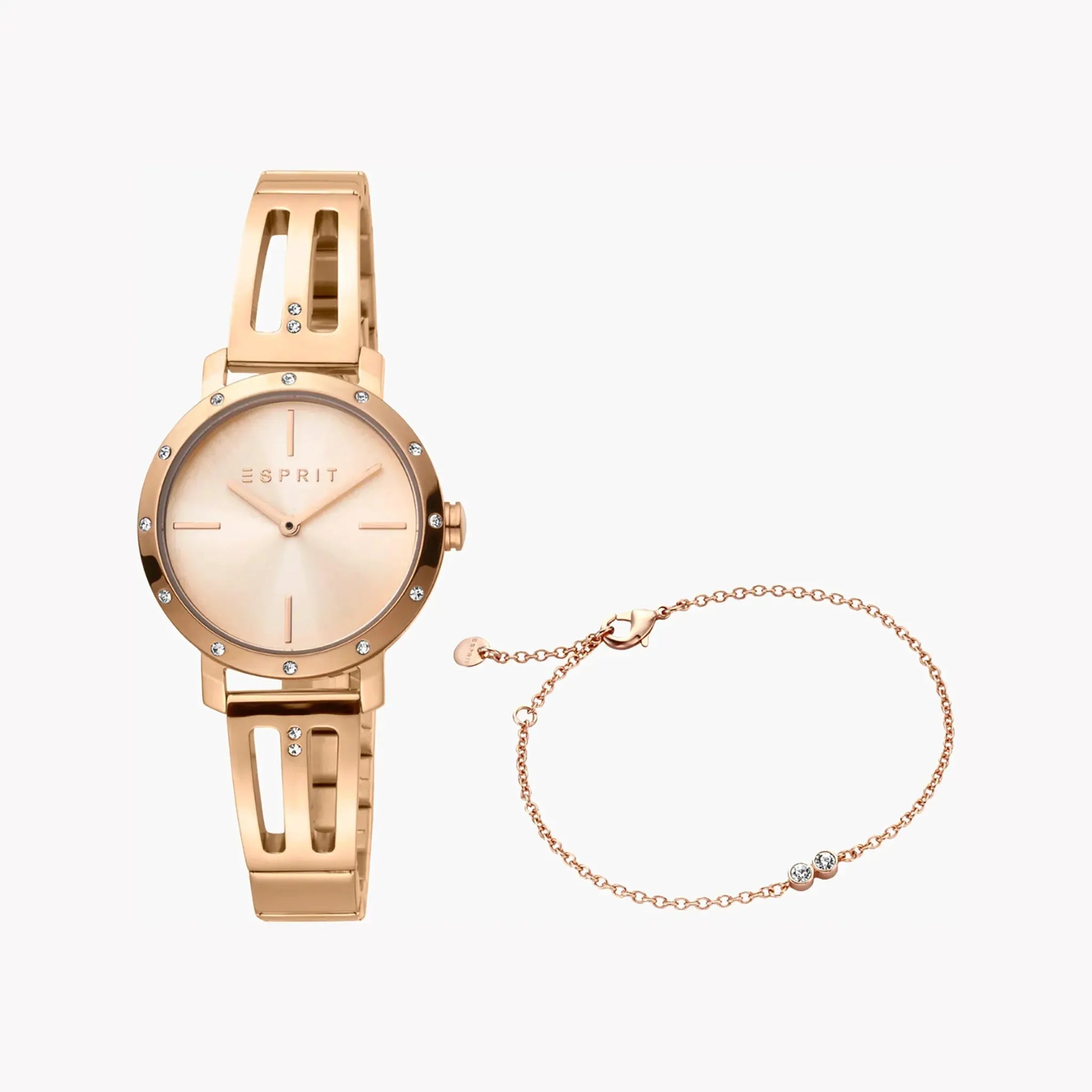 Esprit Women's Rose Gold Watch, Stainless Steel | Es1l195m0035 by ESPRIT