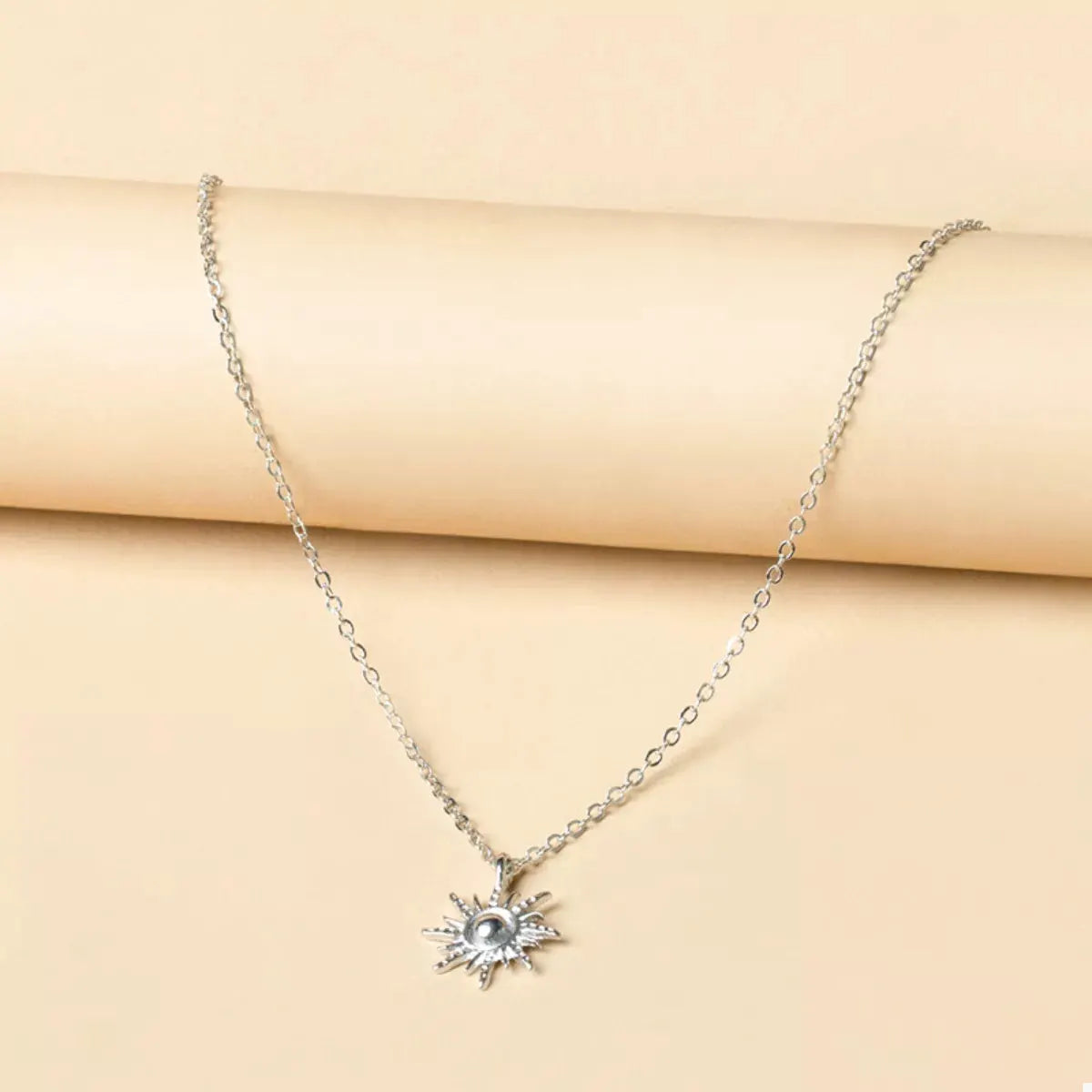Sunburst Pendant Necklace by Partner Labels