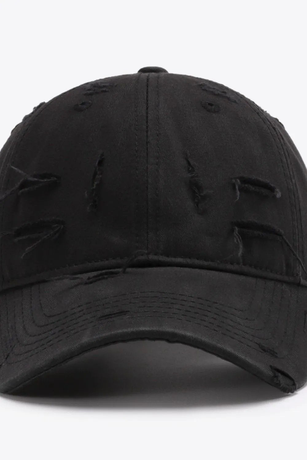 Distressed Adjustable Baseball Cap by Partner Label