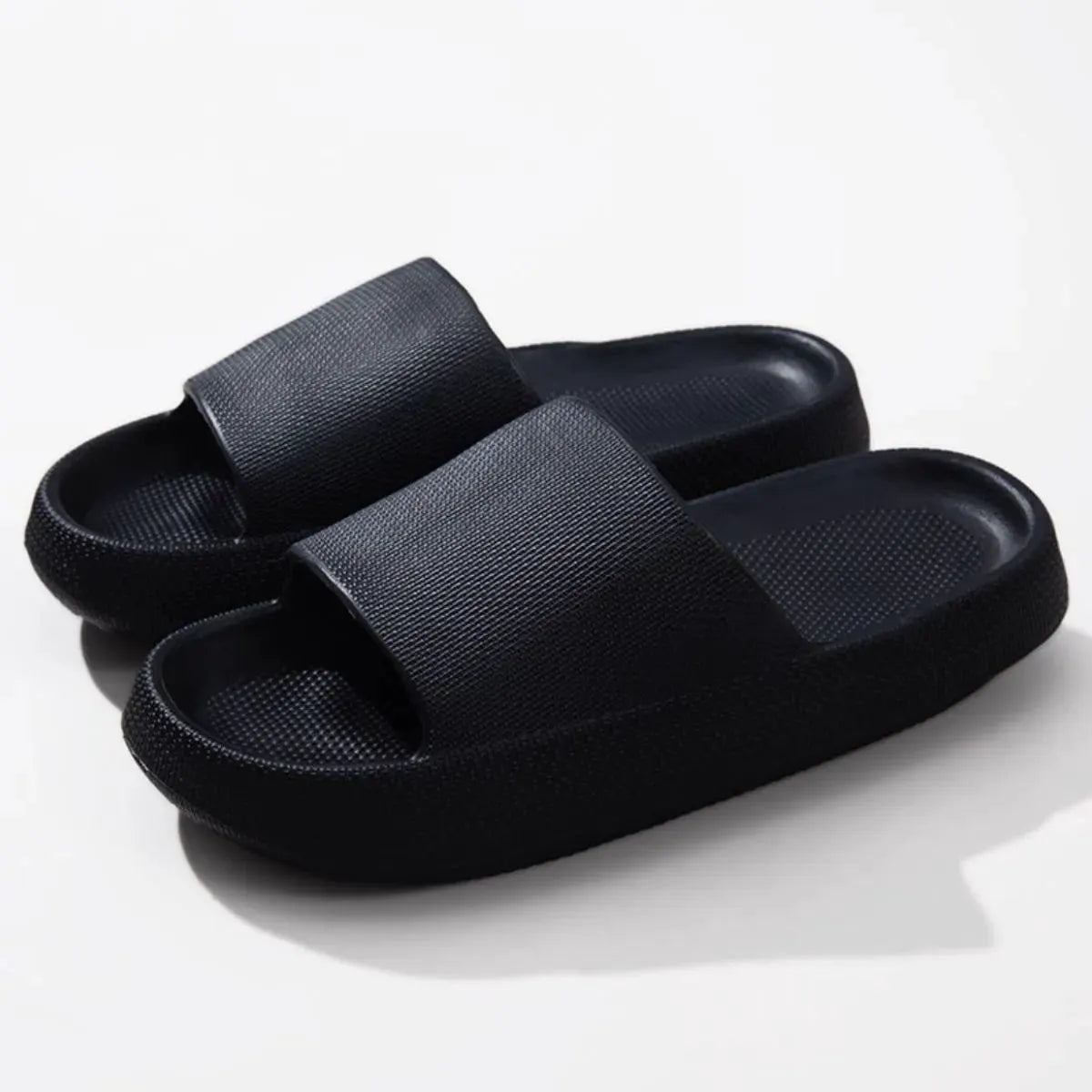 Open Toe Platform Slippers by Partner Label