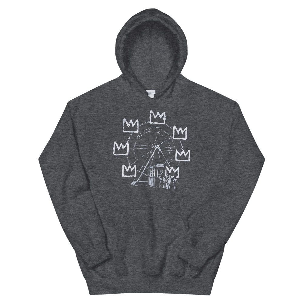 Banksy Ferris Wheel Artwork Unisex Hoodie by Art-O-Rama Shop