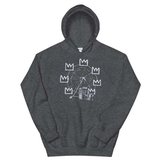Banksy Ferris Wheel Artwork Unisex Hoodie by Art-O-Rama Shop
