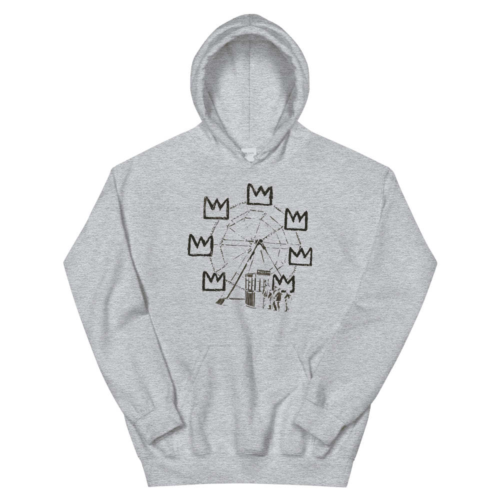 Banksy Ferris Wheel Artwork Unisex Hoodie by Art-O-Rama Shop