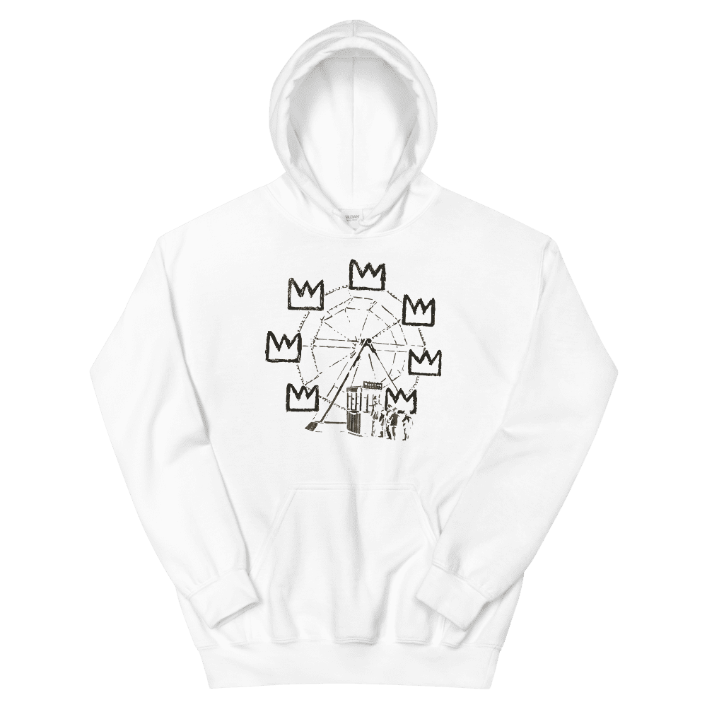 Banksy Ferris Wheel Artwork Unisex Hoodie by Art-O-Rama Shop