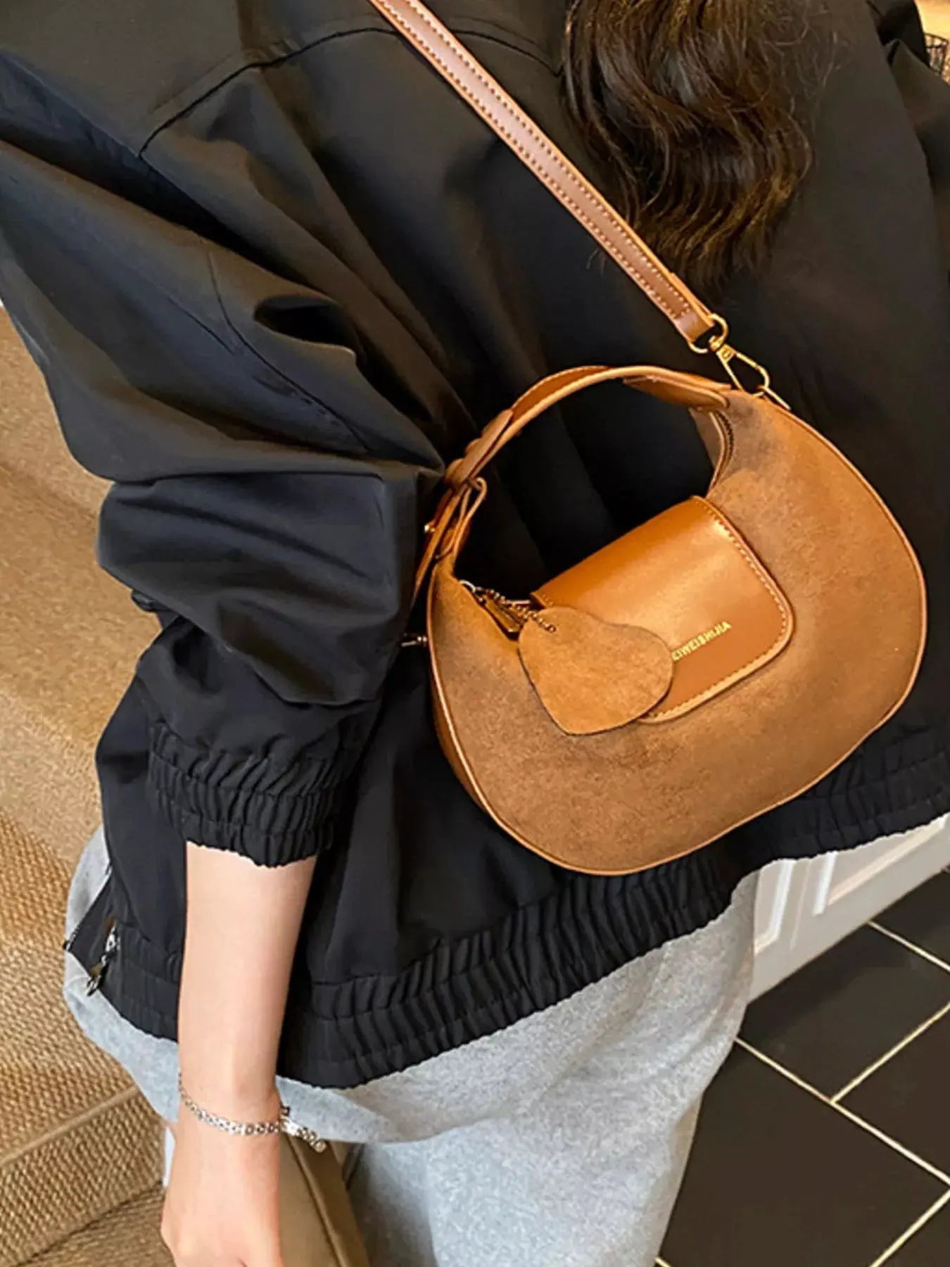 Top Handle Crossbody Bag by Partner Label