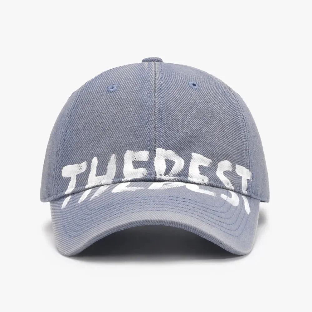 Letter Adjustable Baseball Cap by Partner Label