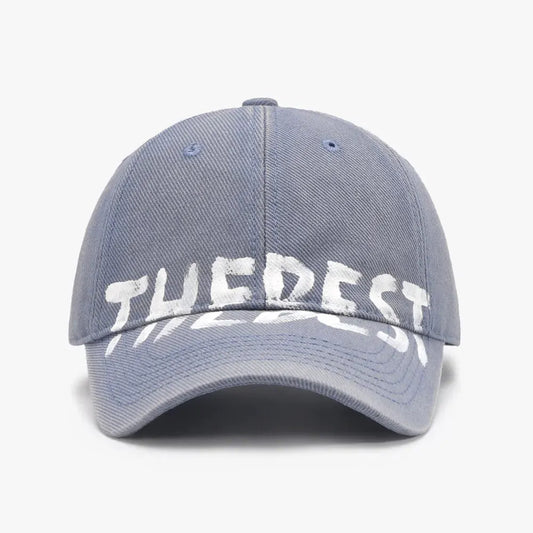 Letter Adjustable Baseball Cap by Partner Label