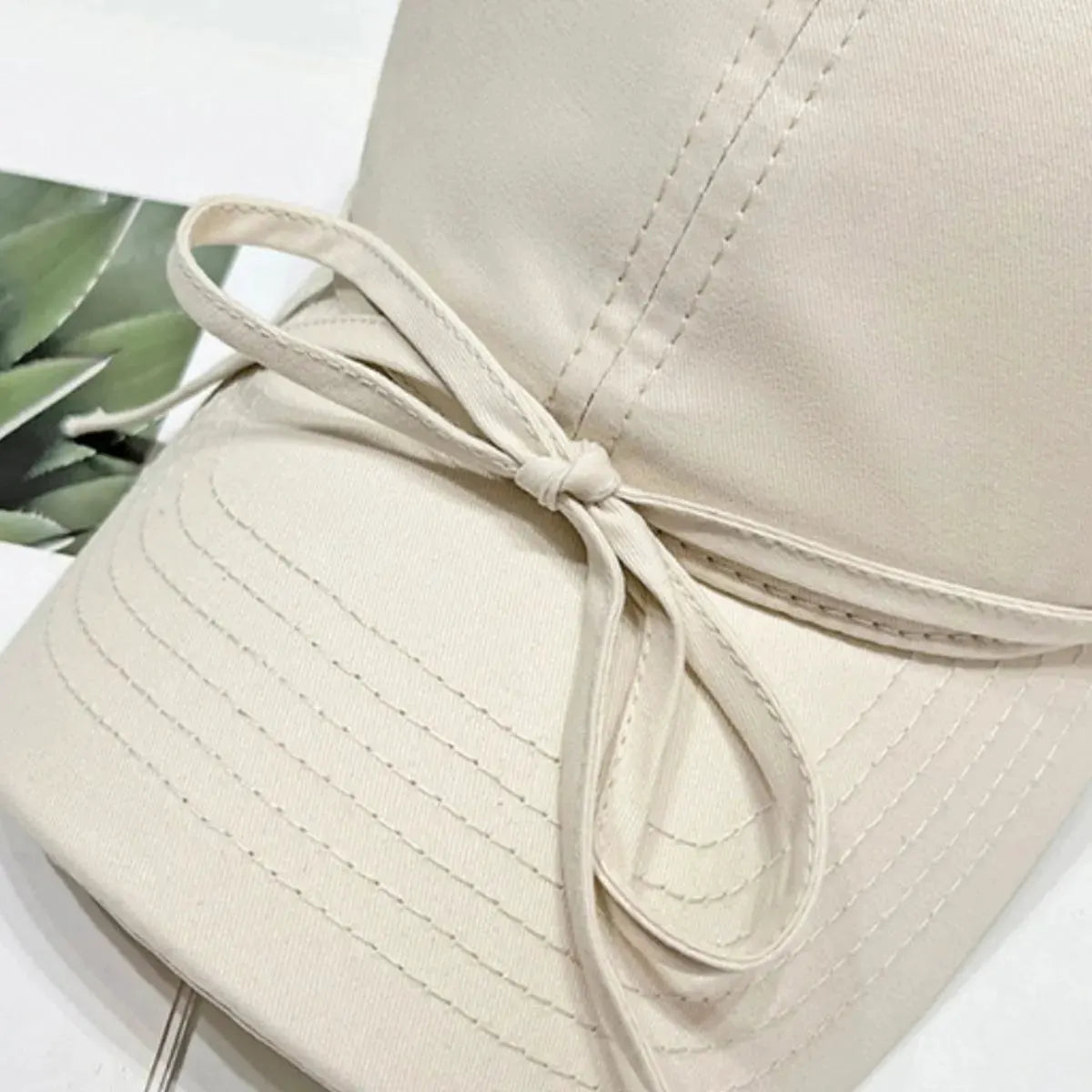Bow Solid Color Baseball Cap by Partner Label