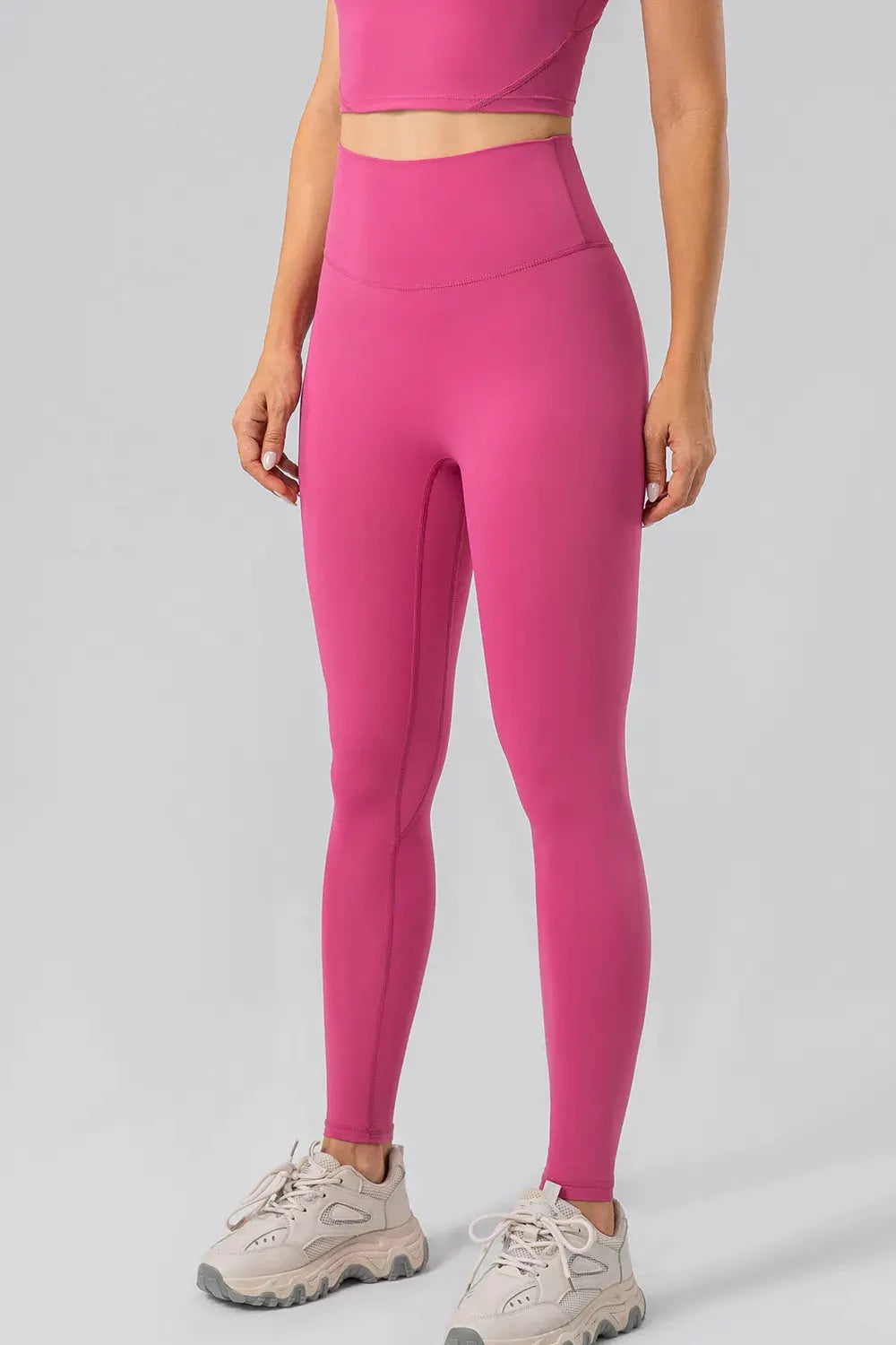 High Waist Wide Waistband Active Leggings by Partner Label