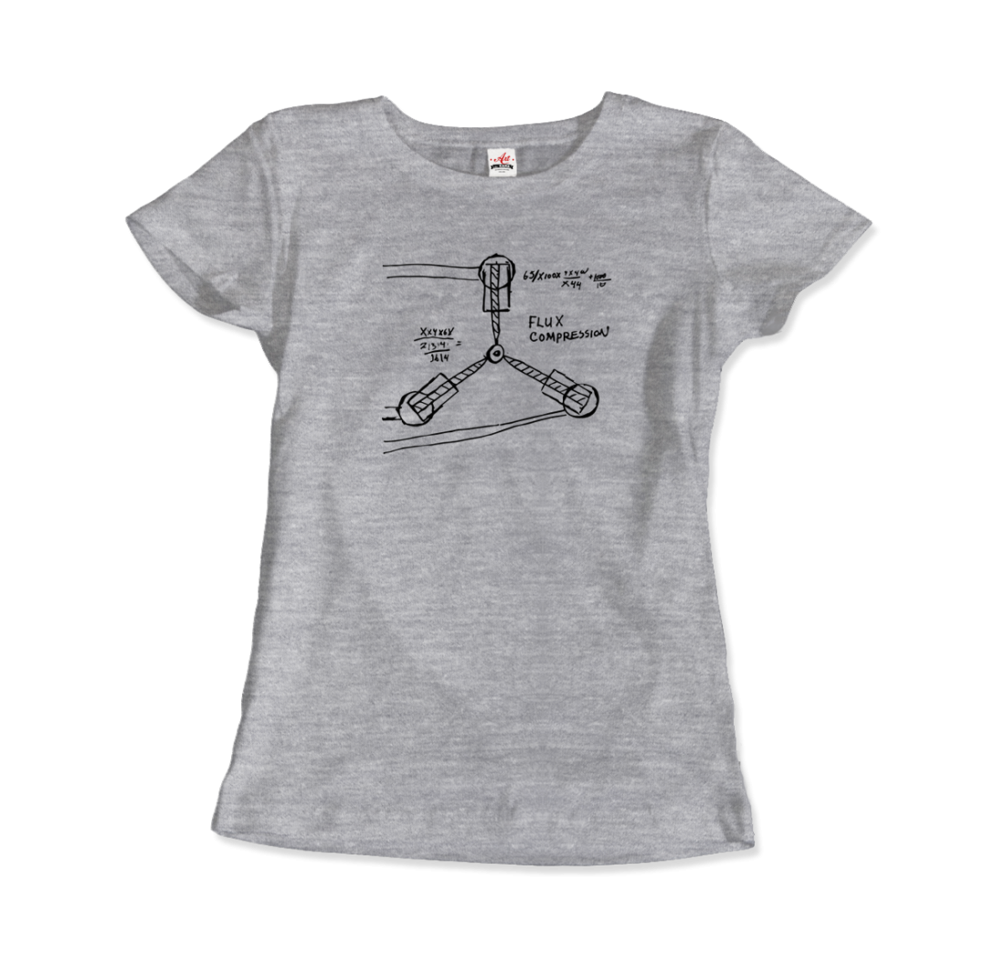 Flux Capacitor Sketch from Back to the Future t-shirt by Art-O-Rama Shop