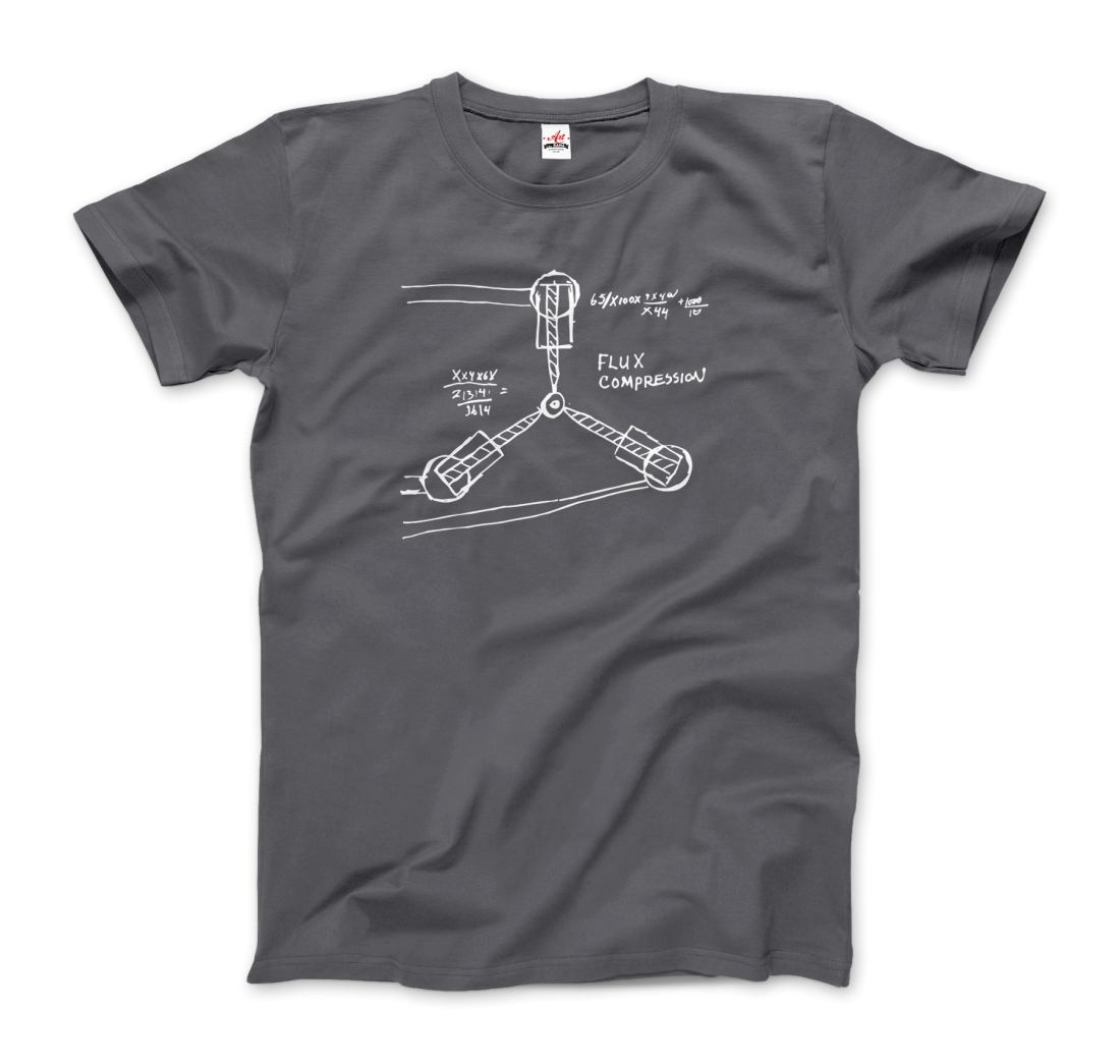 Flux Capacitor Sketch from Back to the Future t-shirt by Art-O-Rama Shop