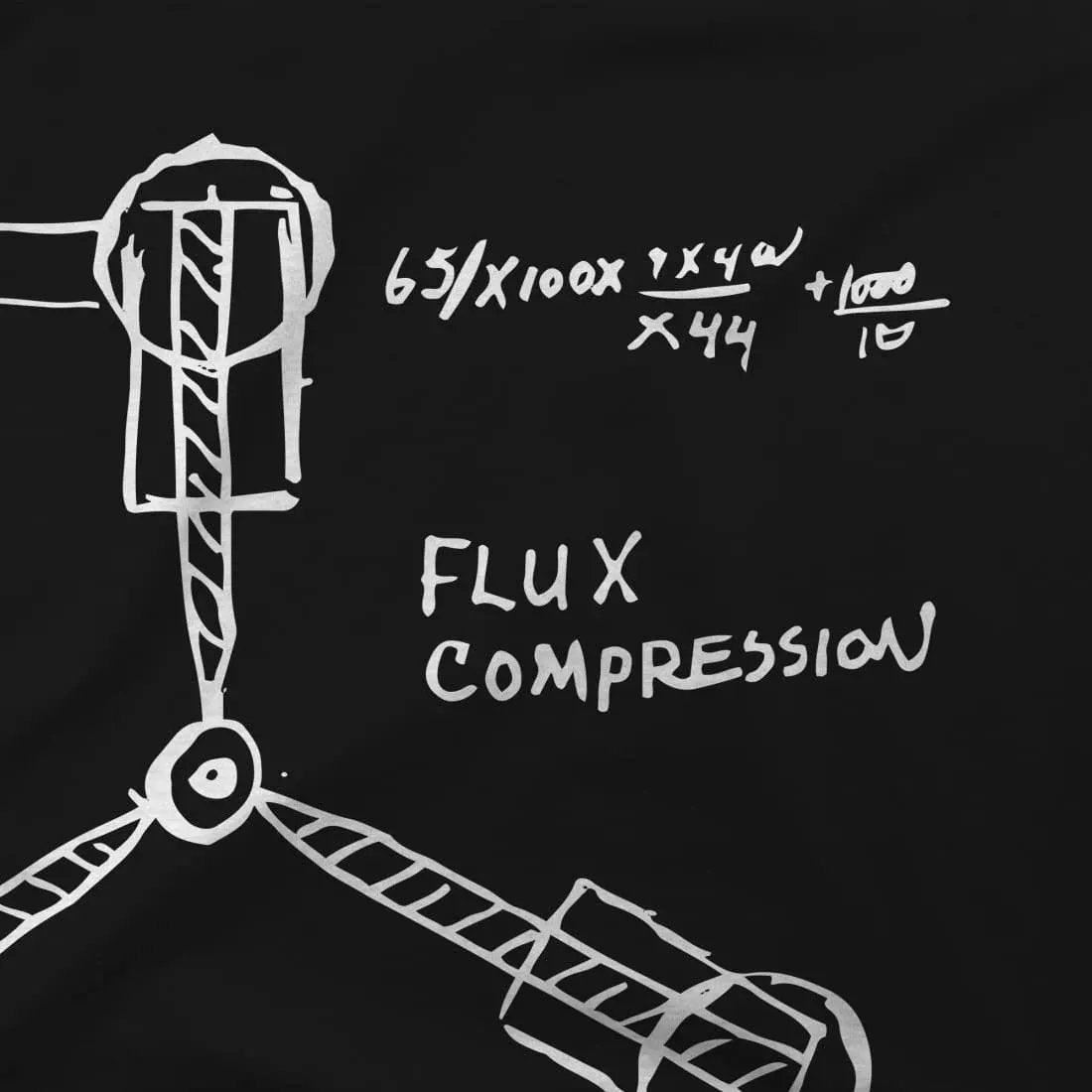 Flux Capacitor Sketch from Back to the Future t-shirt by Art-O-Rama Shop