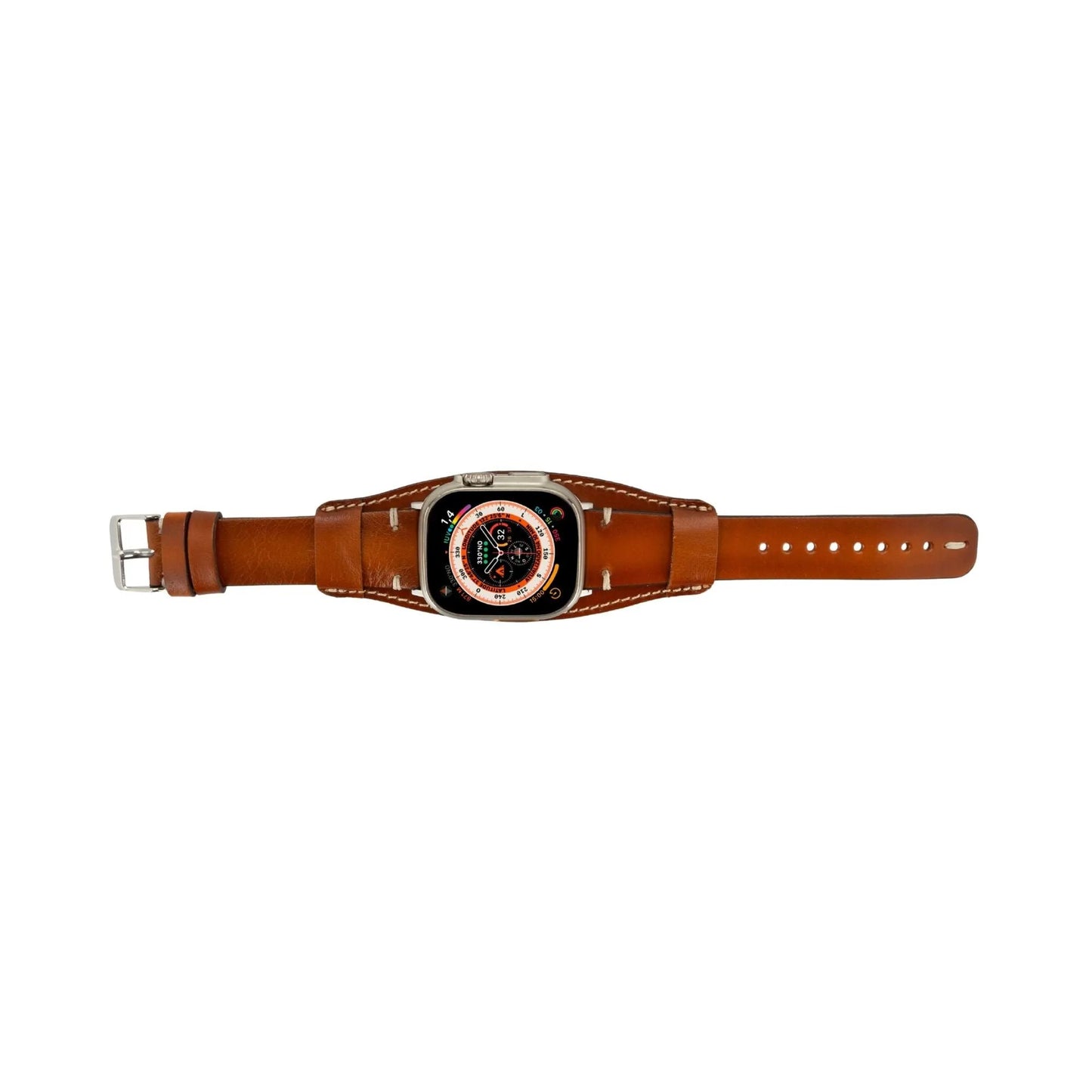 Fort Cuff Leather Bands for Apple Watch 9, Ultra 2 & SE by TORONATA