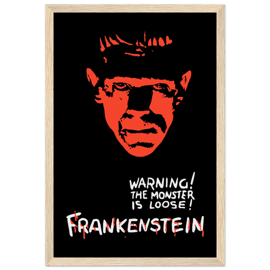 Frankenstein 30s Sci-Fi Horror movie poster by Art-O-Rama Shop
