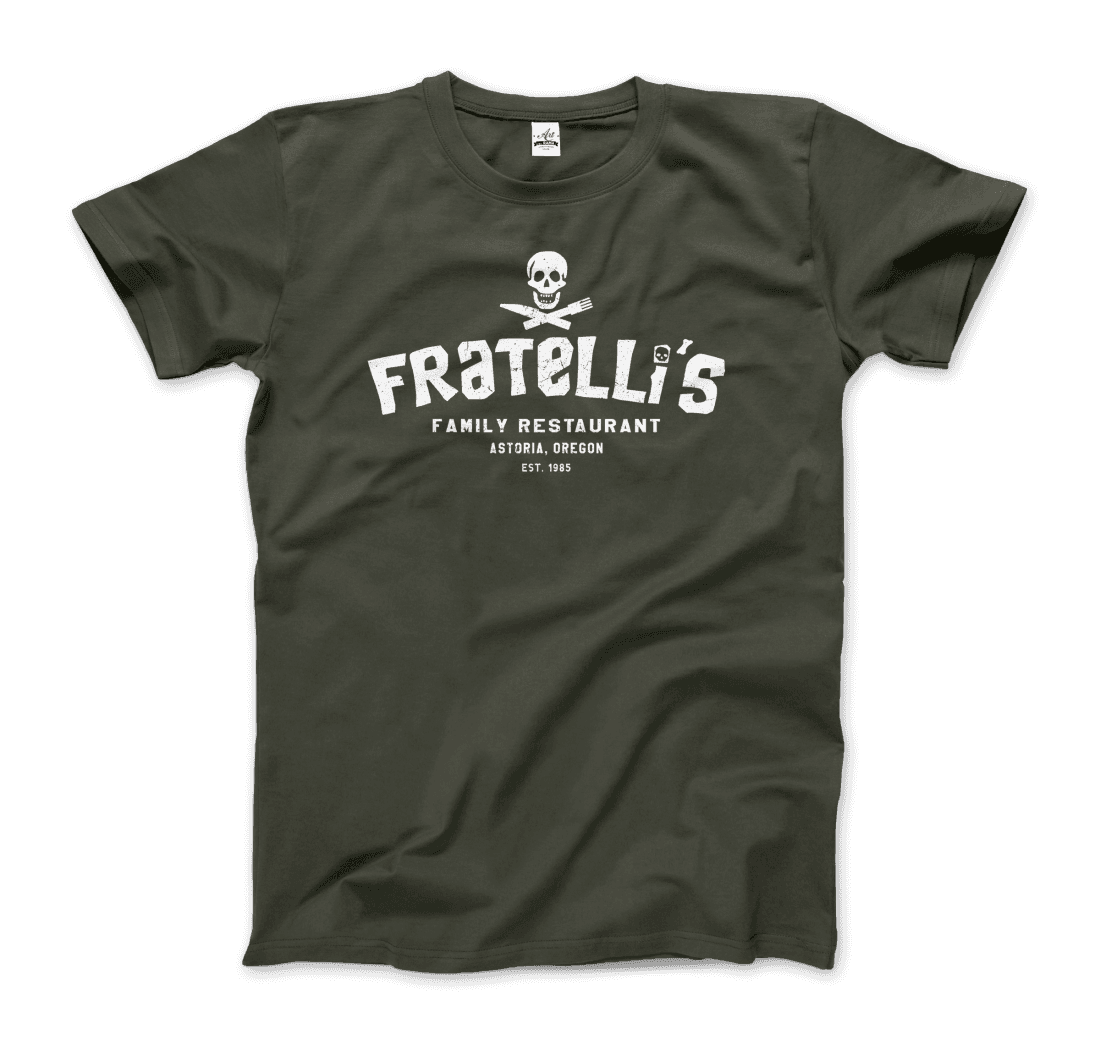 Fratelli's Family Restaurant Goonies t-shirt by Art-O-Rama Shop